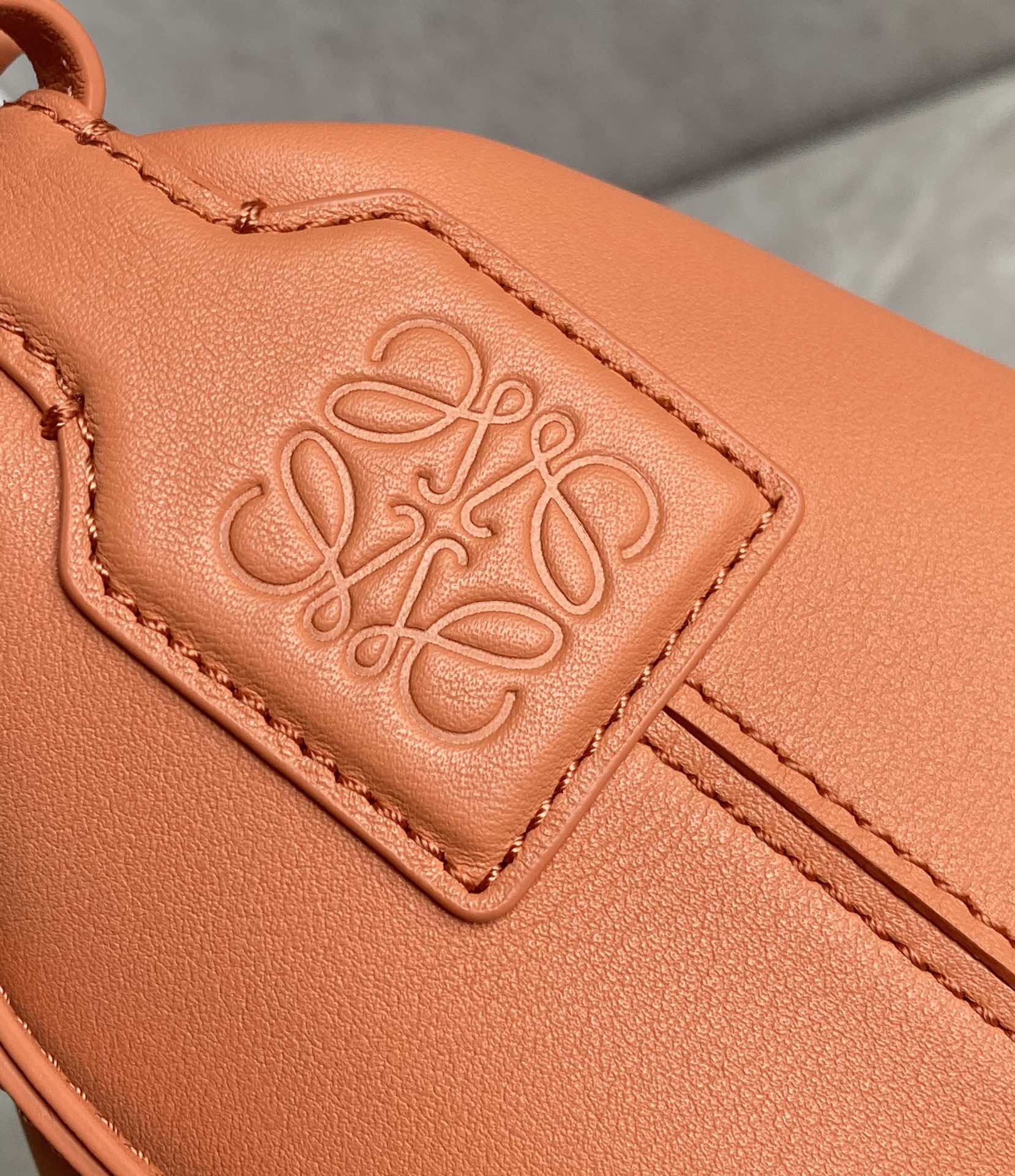 LOEWE cubi full leather lunch box bag