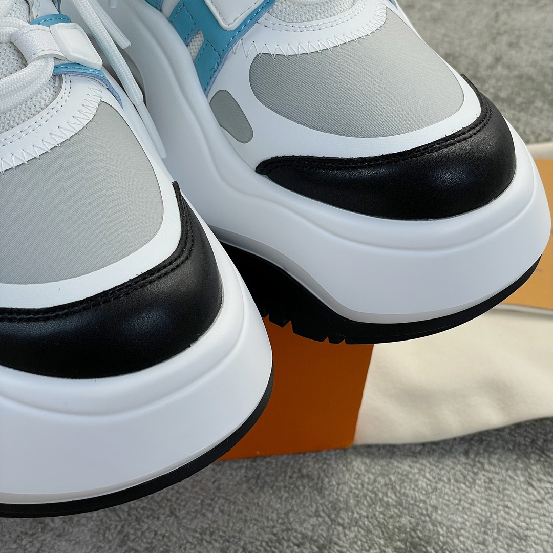 Louis Vuitton trainer platform shoes