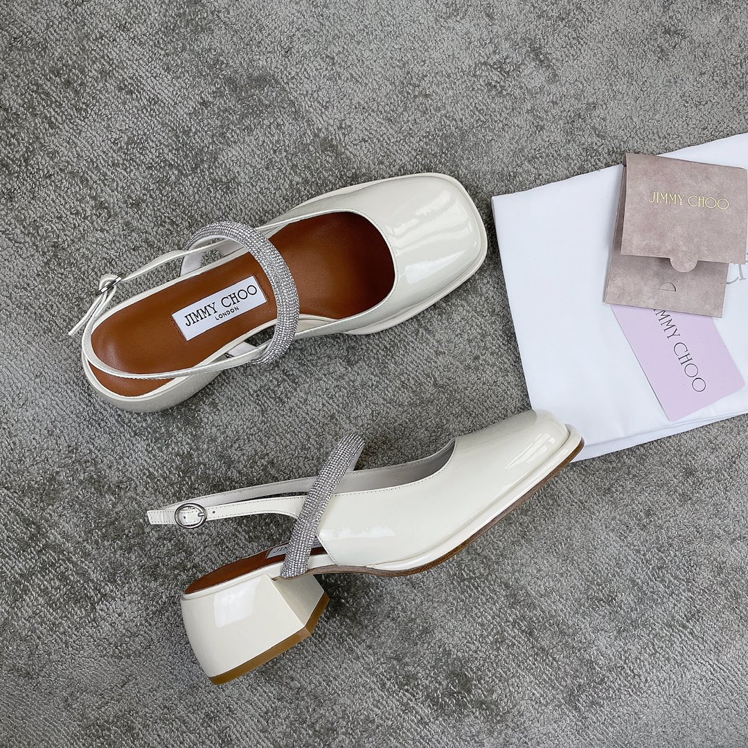 Jimmy Cho*o Chunky Heel Mary Jane