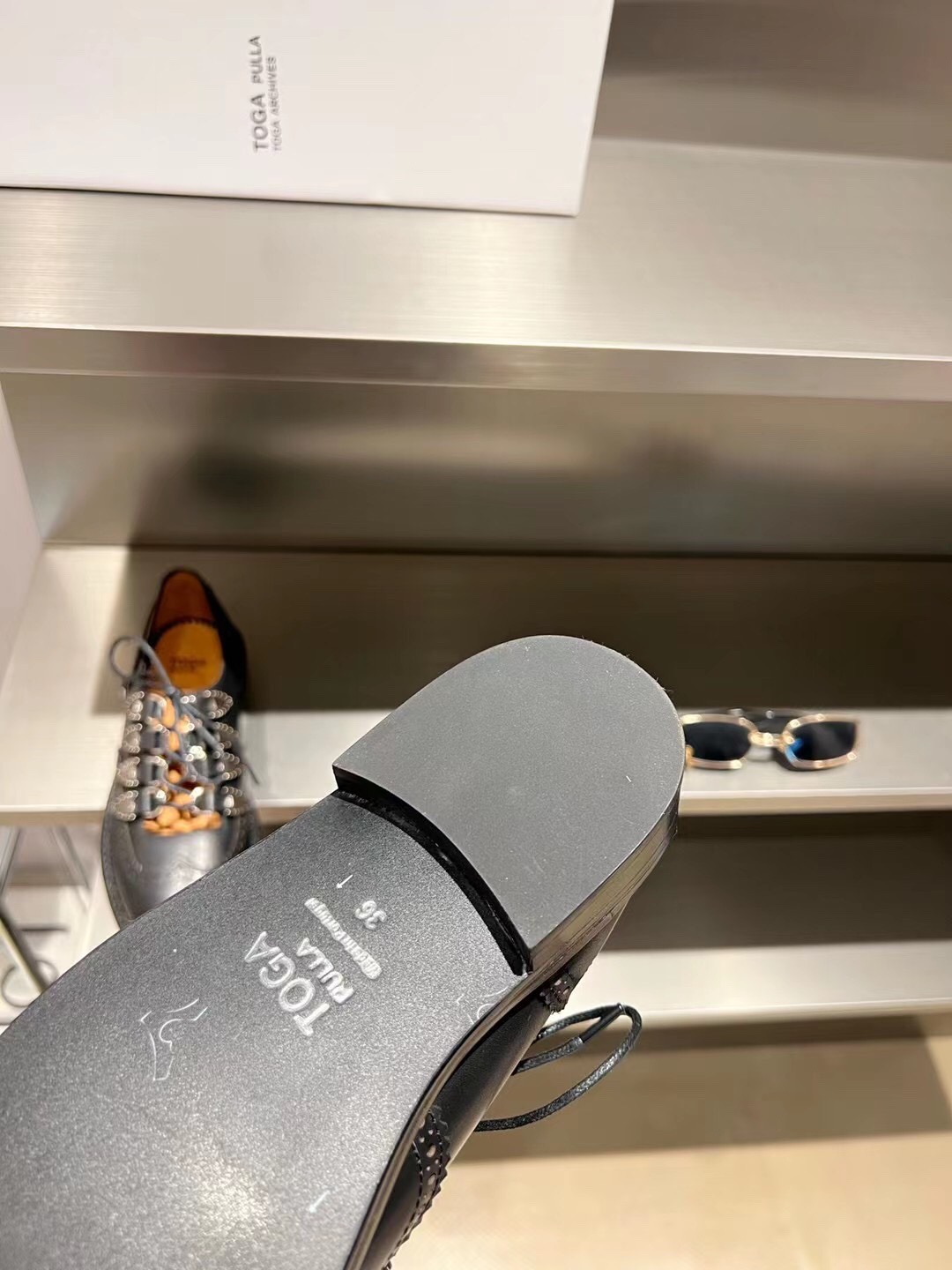 𝐓𝐨𝐠𝐚 𝐏𝐮𝐥𝐥𝐚 ｜𝟐𝟎𝟐𝟐/𝐒𝐒 𝐧𝐞𝐰 Exclusive new toga 2022/aw cutout Mary Jane