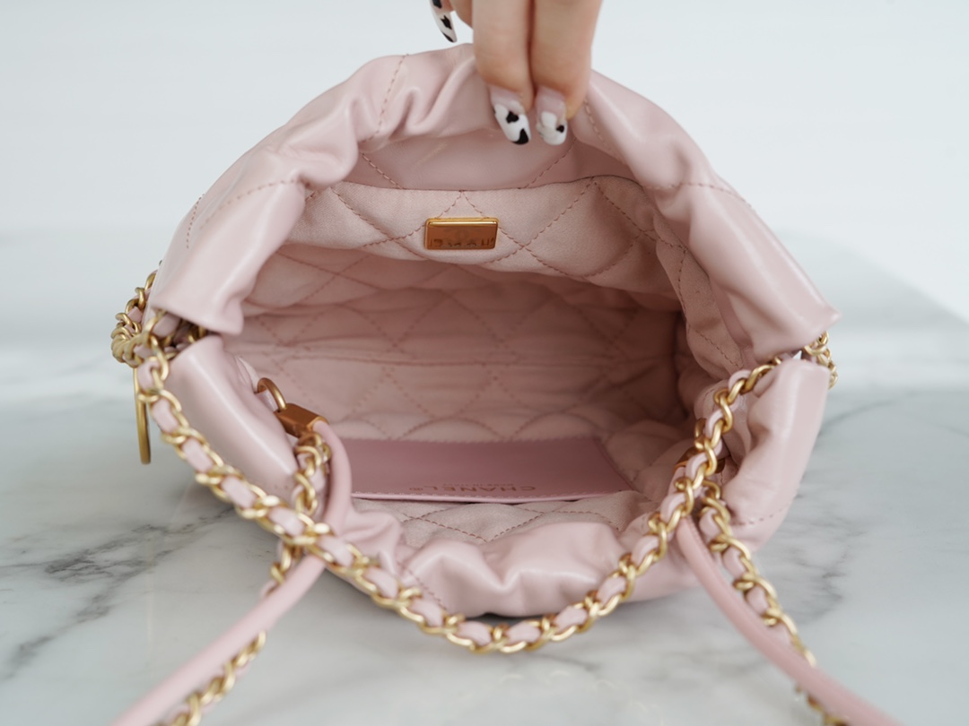 𝗖𝗛𝗔𝗡𝗘𝗟✦  23S 22Mini bag pink