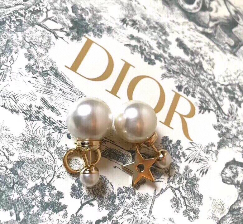 Dior stud earrings