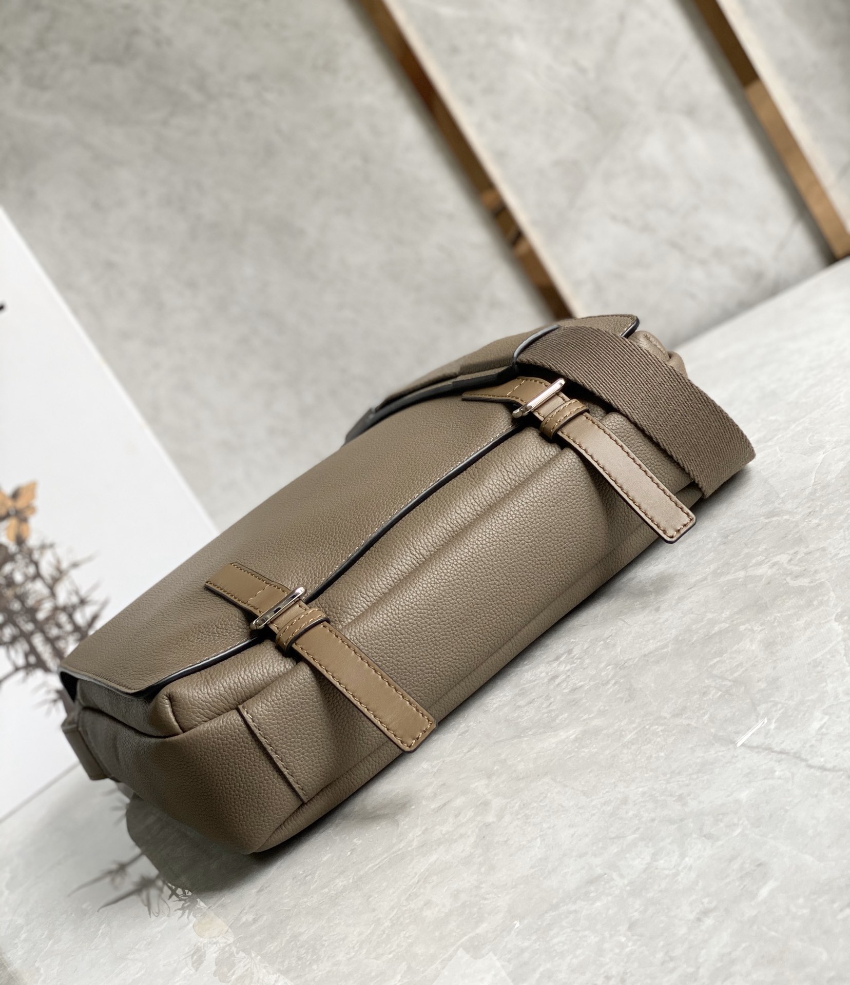 LOEWE latest military messenger bag
