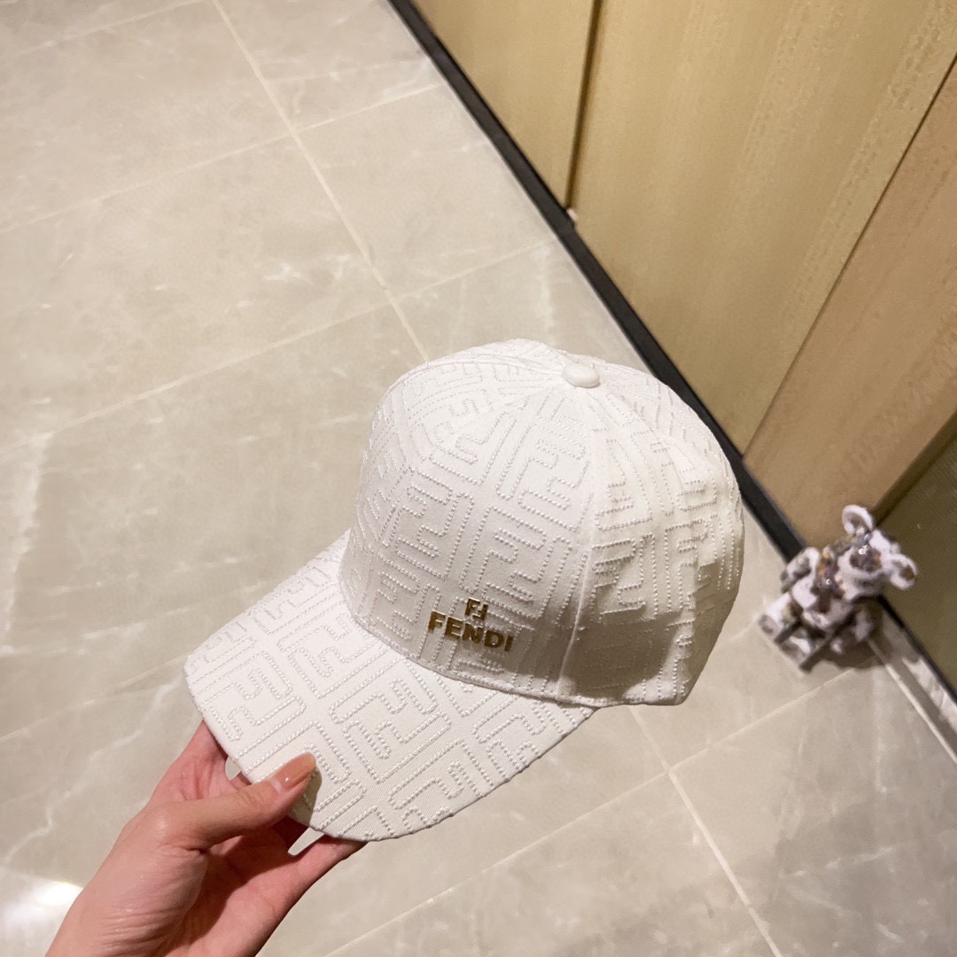 [Fendi] 2023 New Embroidered Simple Baseball Cap