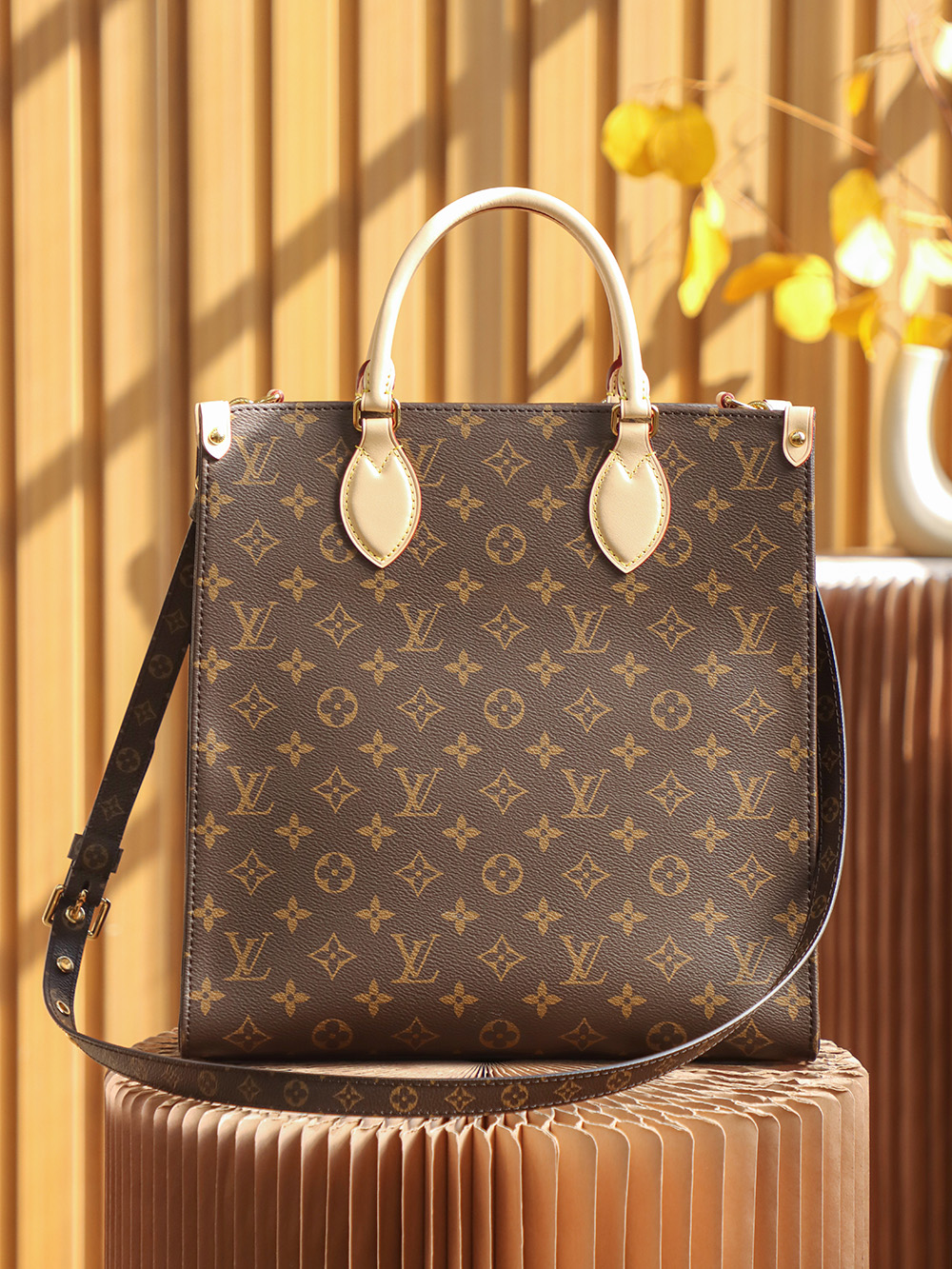 Louis Vuitton 𝐒𝐀𝐂 𝐏𝐋𝐀𝐓 𝐁𝐁 sheet music bag M45848 French original leather 🇫🇷 pure steel hardware