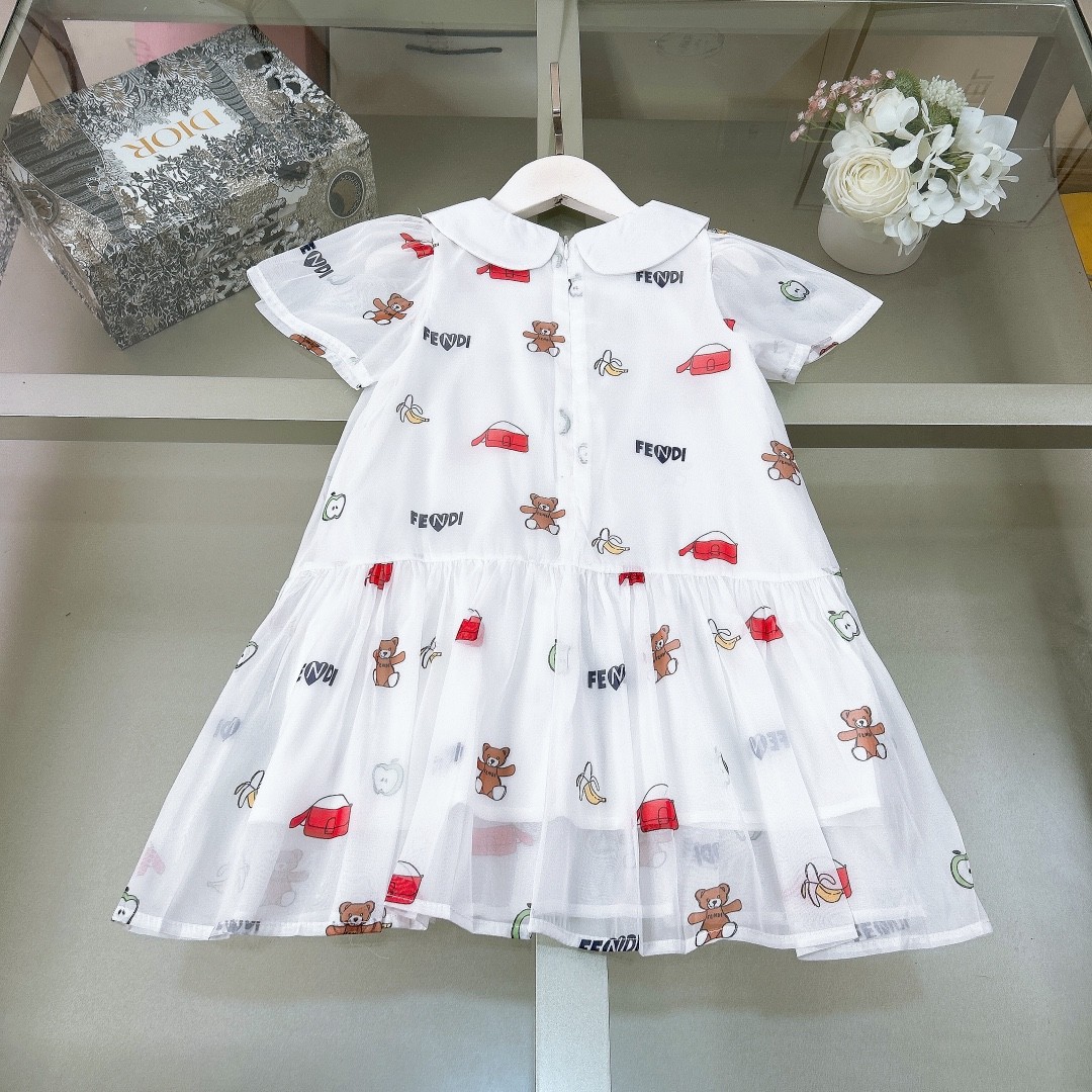 Fendi 2024 new girls skirt suit