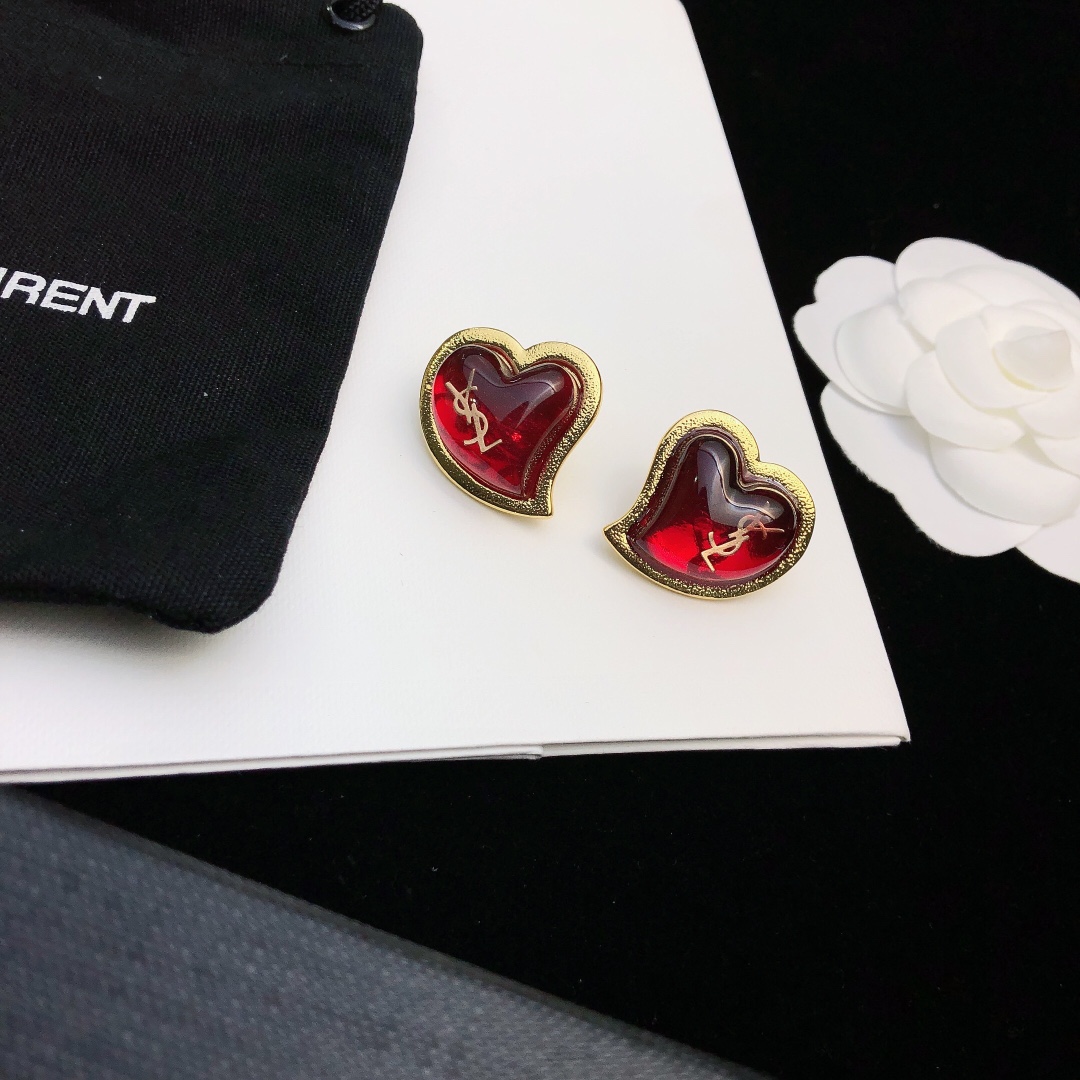 Saint Laurent YSL earrings studs