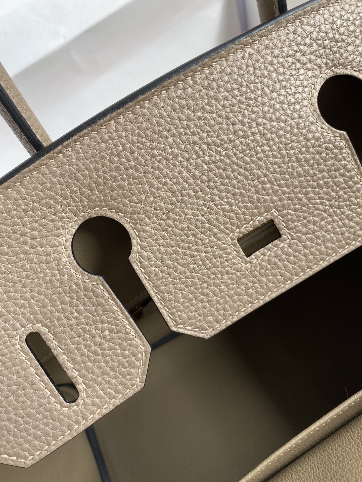 Birkin 25/30/35cm Imported Togo Leather Turtle Grey Gold Buckle