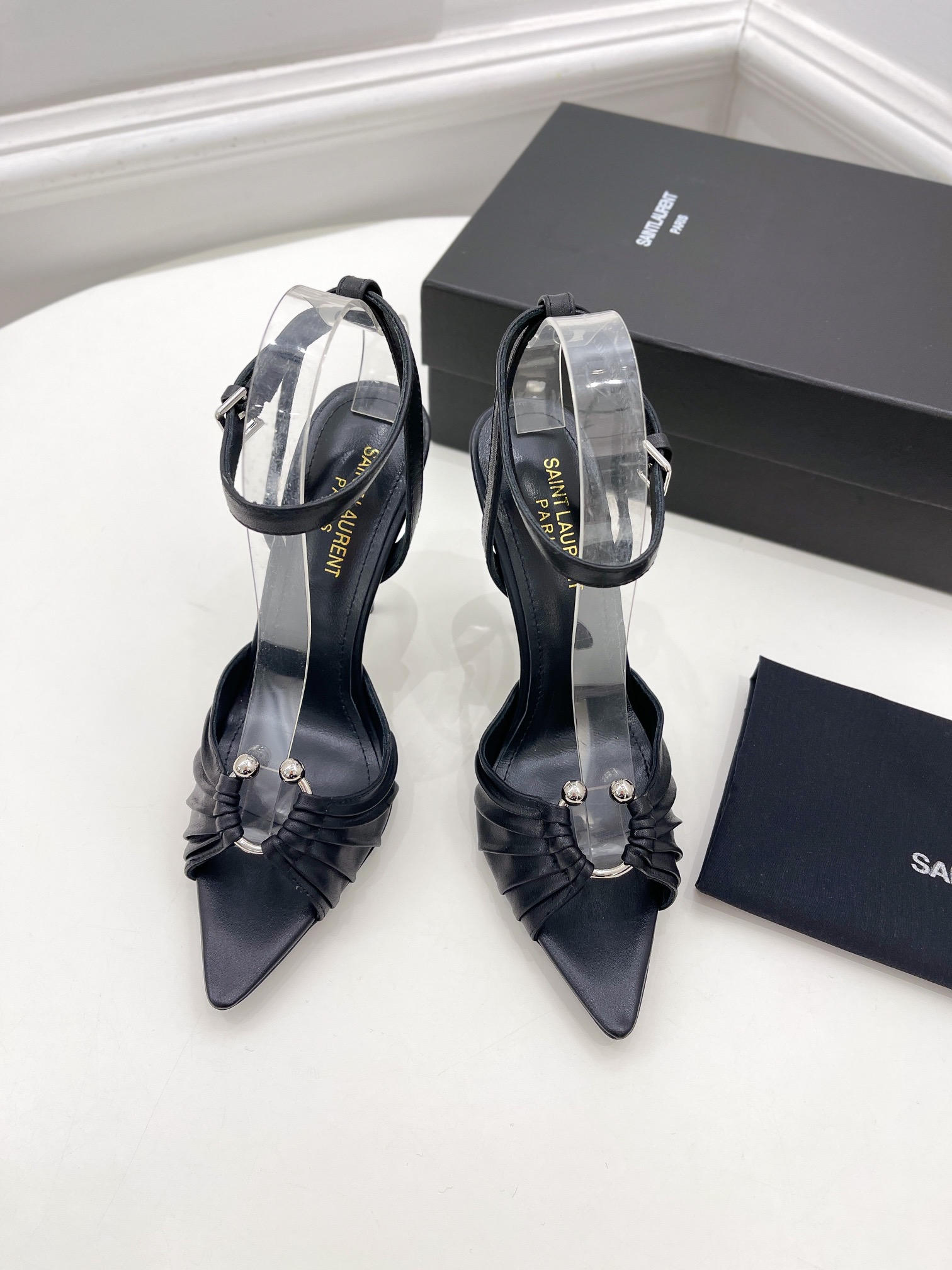 𝙎𝙖𝙞𝙣𝙩 𝙇𝙖𝙪𝙧𝙚𝙣𝙩 | 𝟐𝟎𝟐𝟏/𝐒𝐒 𝐧𝐞𝐰 YSL｜Roland 2022/fw early spring new baked high heels