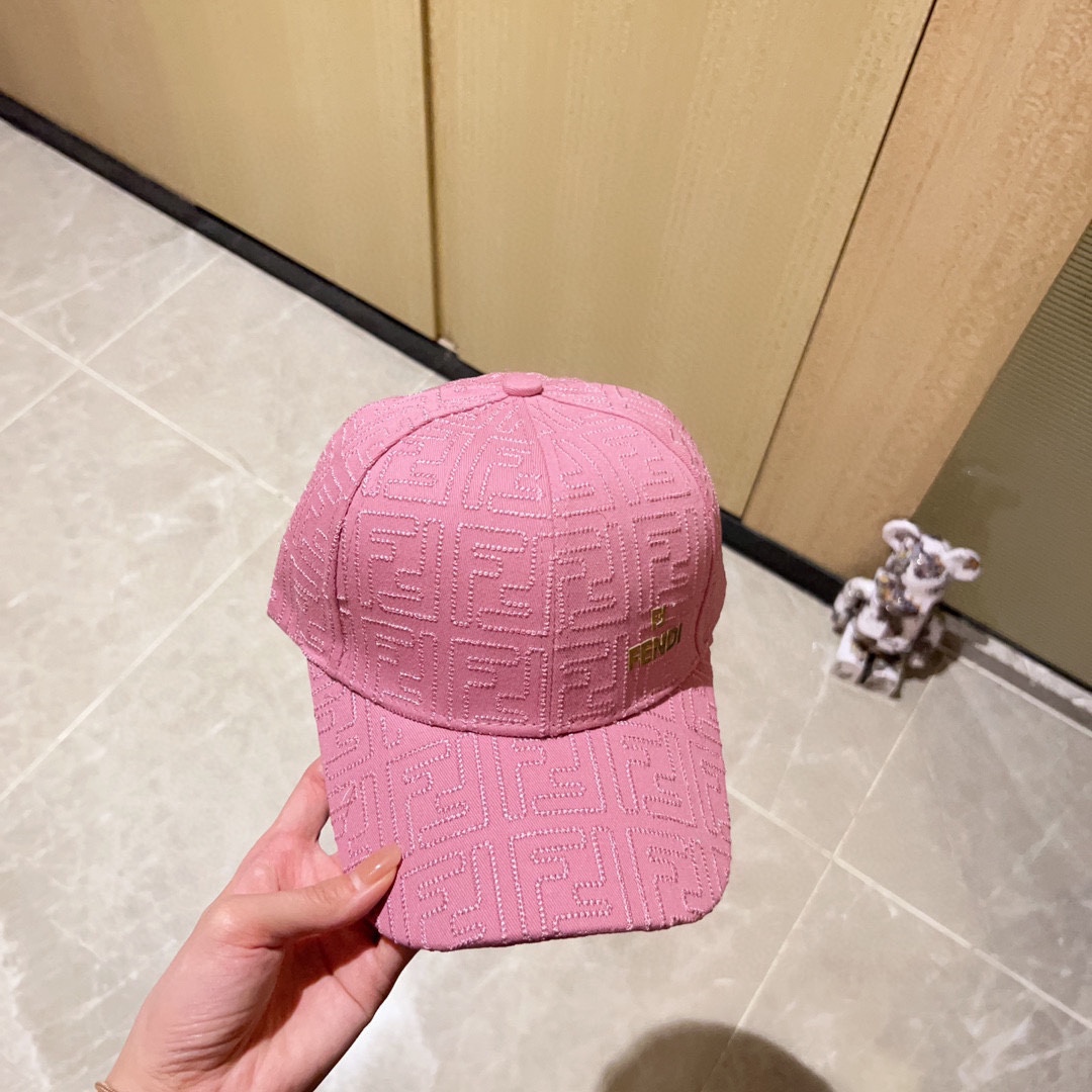 [Fendi] 2023 New Embroidered Simple Baseball Cap