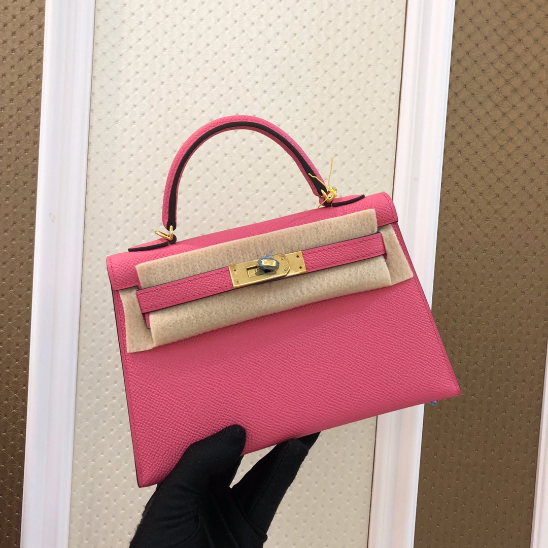 Mini second generation 8w lipstick powder original epsom leather gold buckle silver buckle