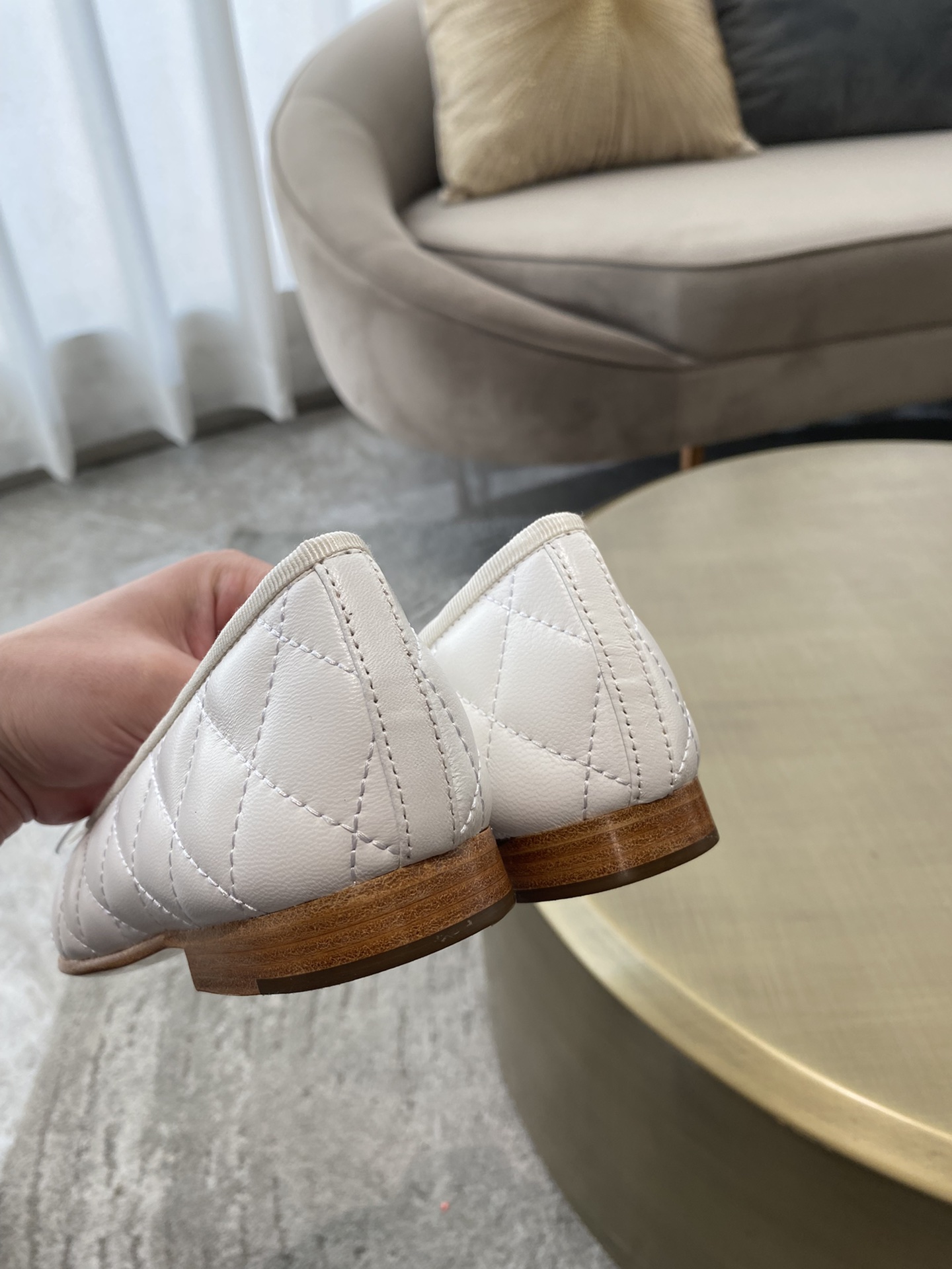 CHANEL ballet shoes Imported custom leather Italy imported leather outsole