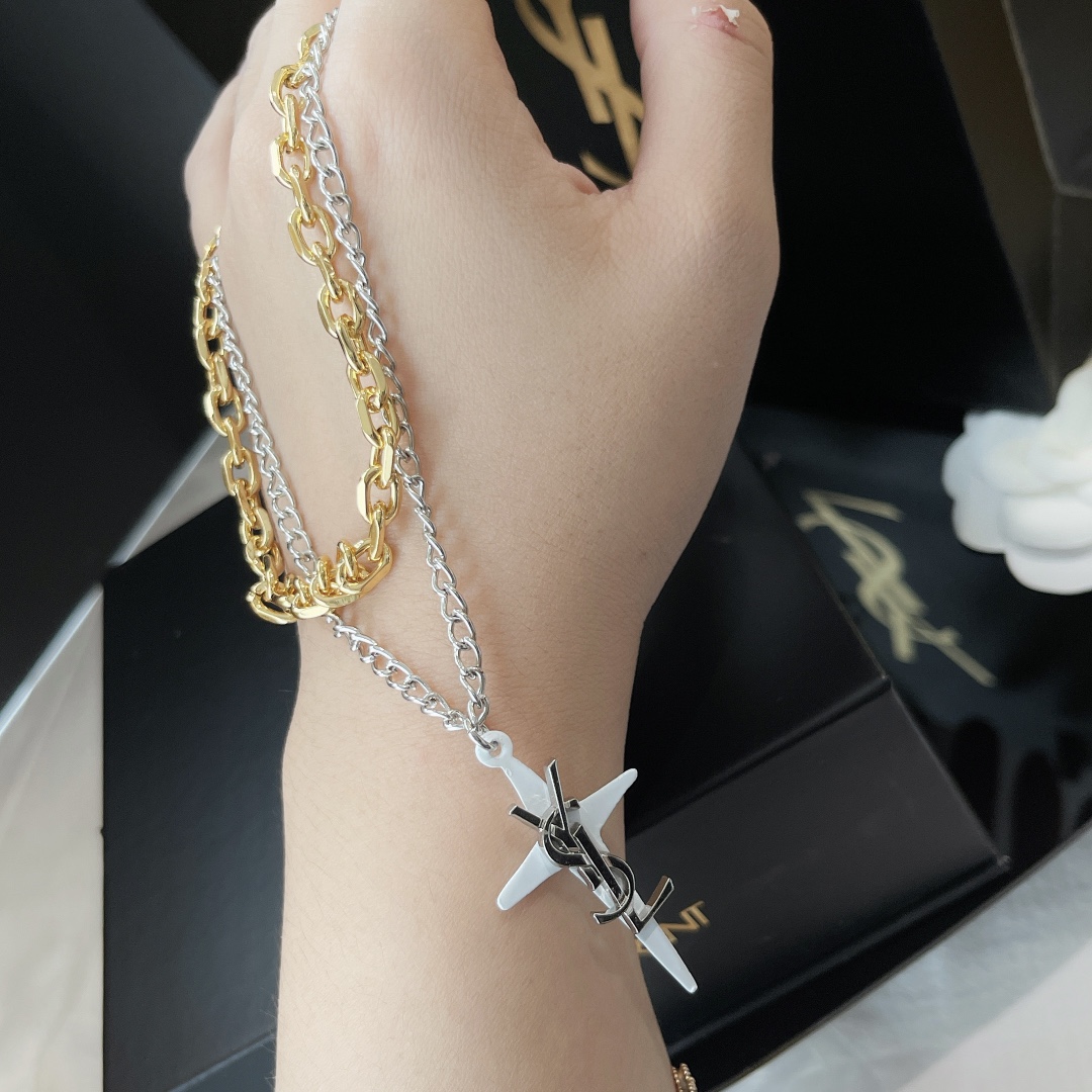 Saint Laurent YSL necklace