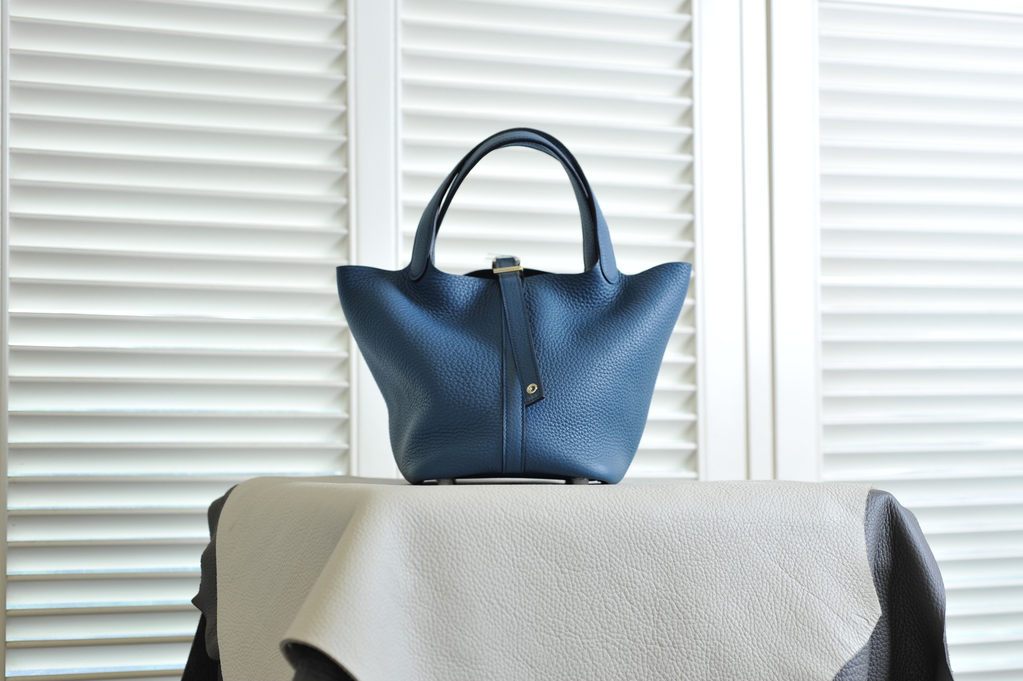 picotin18 Strait Green Gold Buckle TC Leather