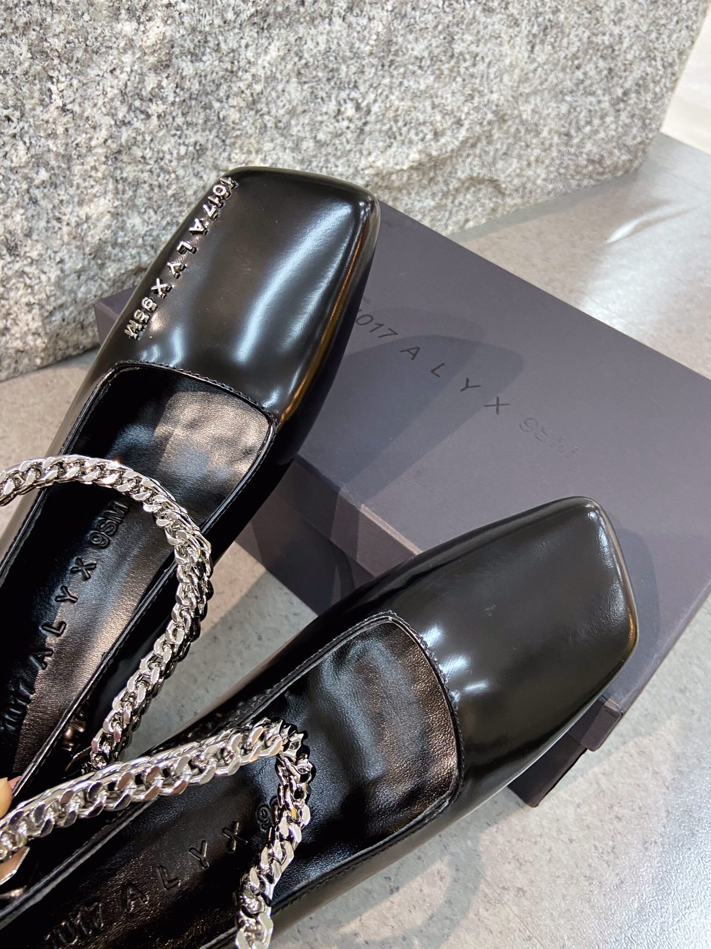 1017 ALYX 9SM chain high heels