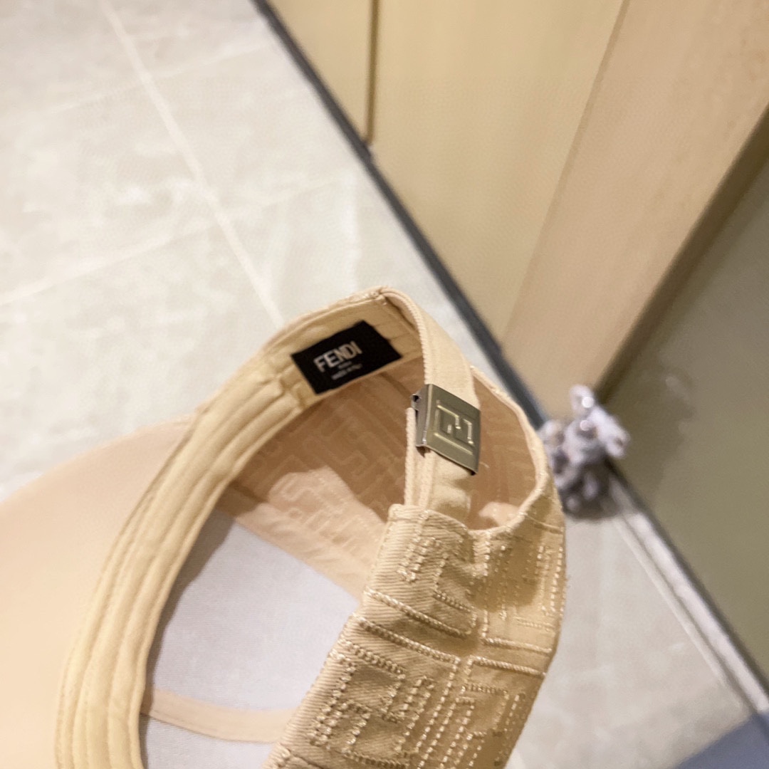 [Fendi] 2023 New Embroidered Simple Baseball Cap