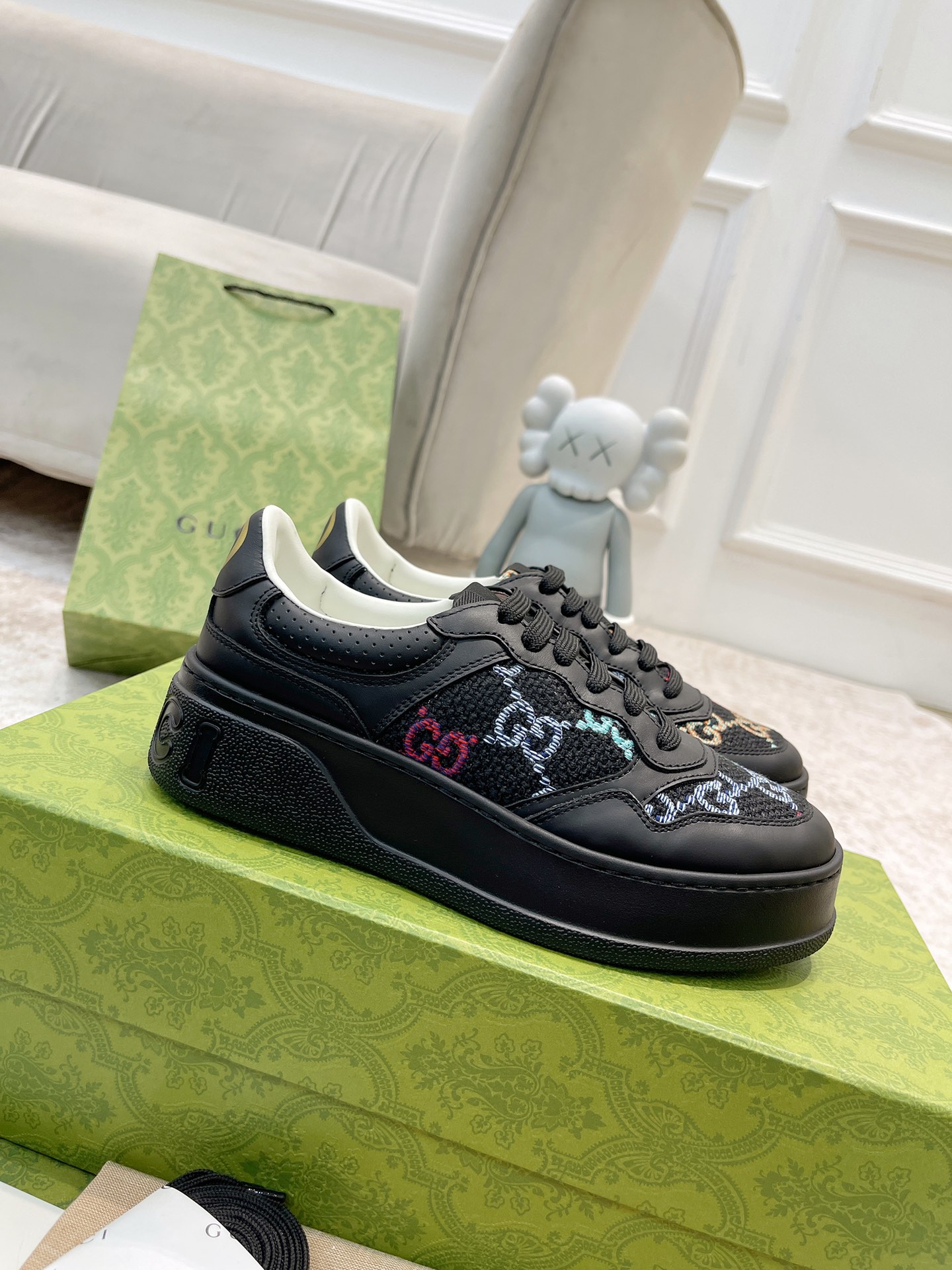Gucci white shoes