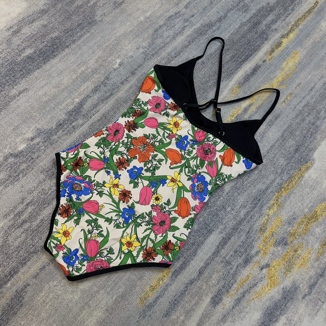 Gucci's new floral one-piece swimsuit