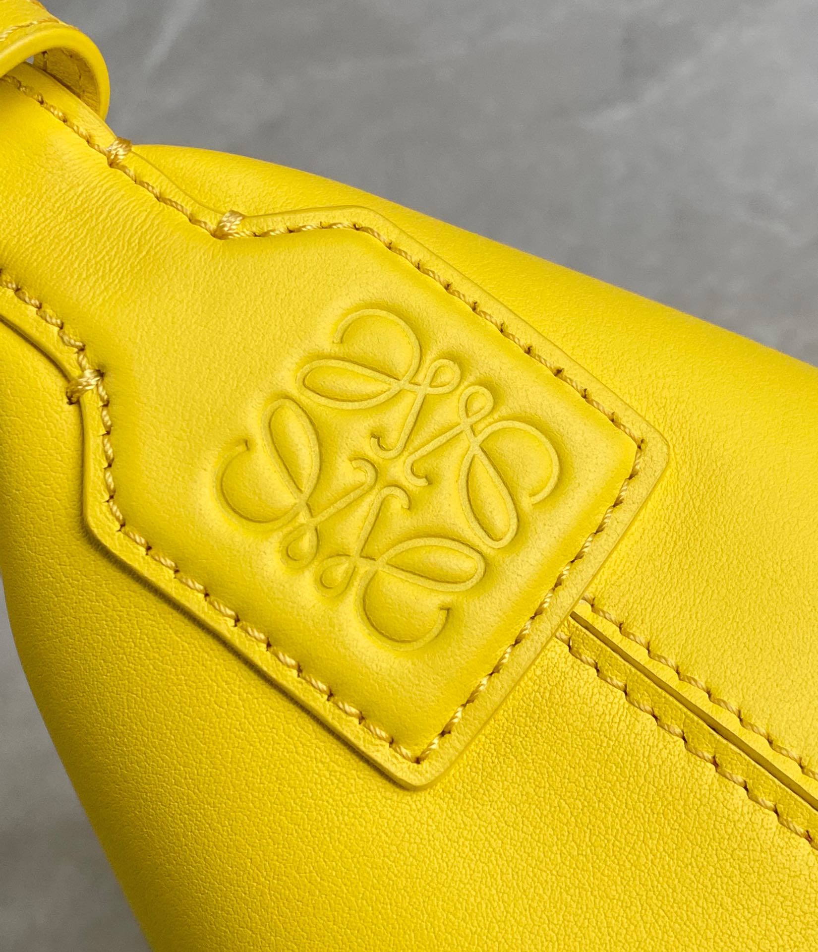 LOEWE cubi full leather lunch box bag