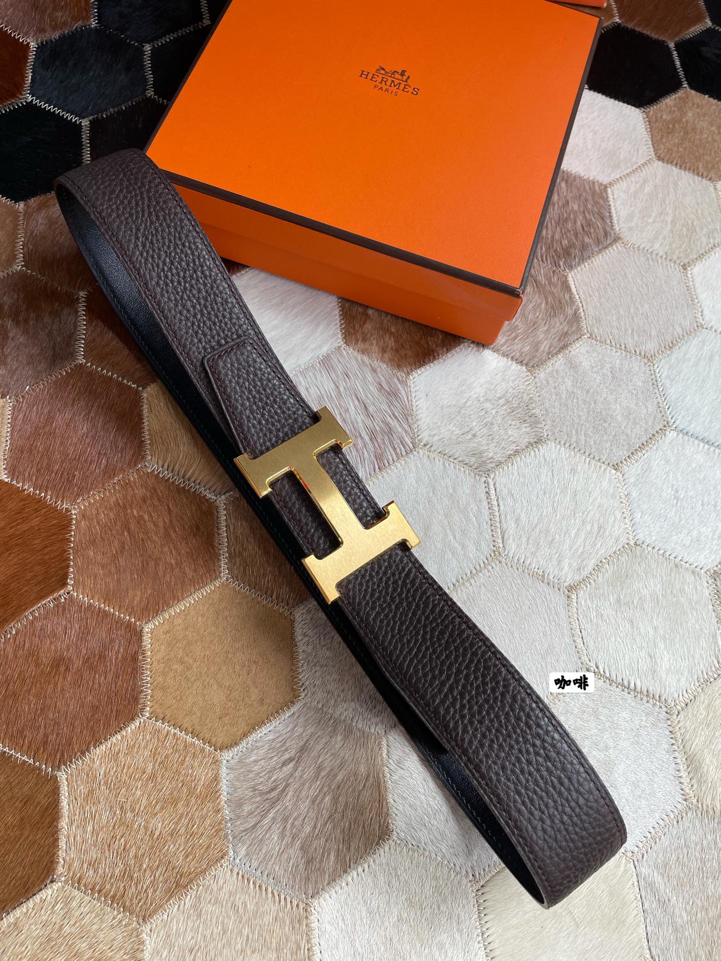 Hermes Men's Reversible Leather Belt