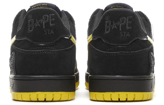 A Bathing Bape Sk8 Sta ‘Black Yellow’ 1G70-191-031