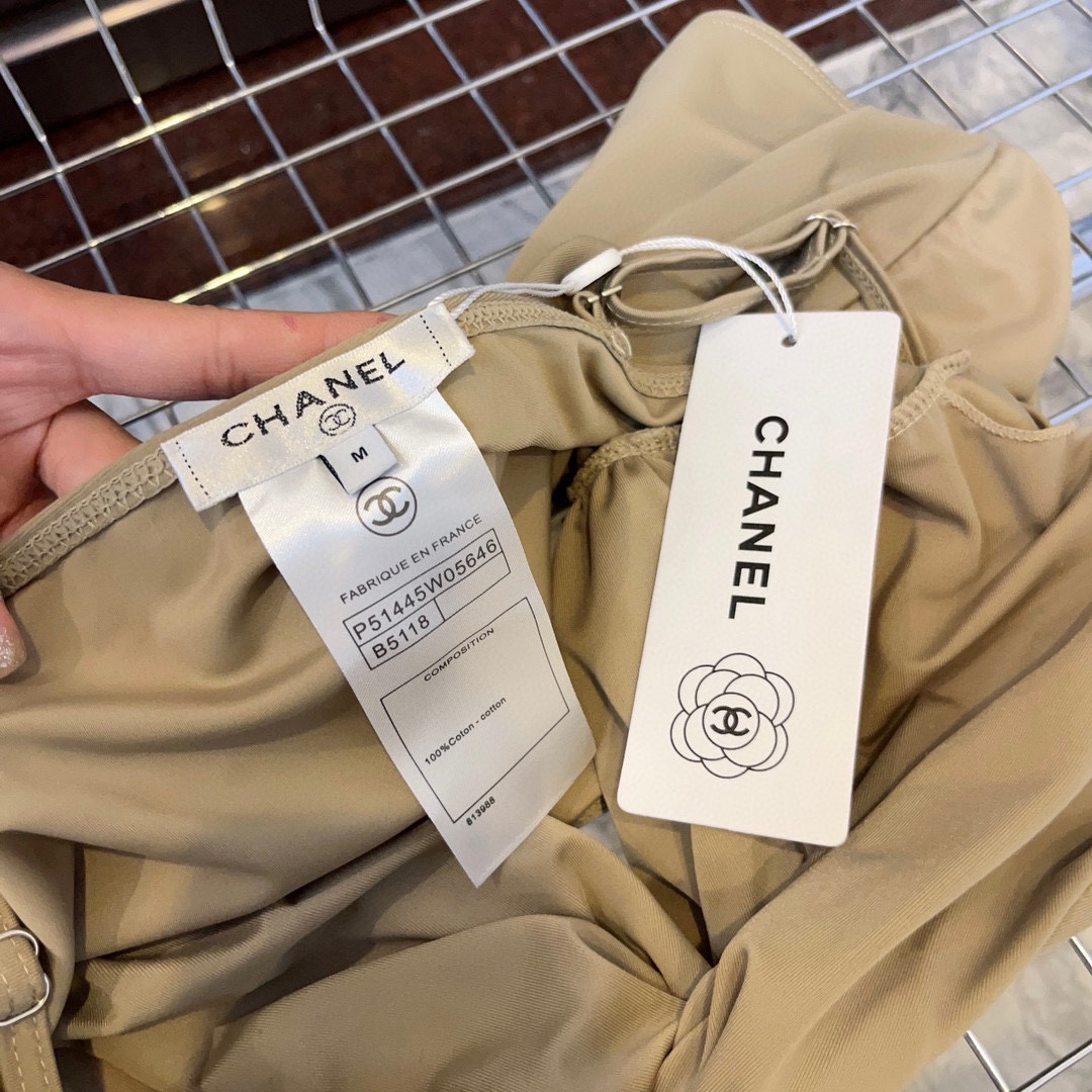 CHANEL One-piece swimming costume bikini
