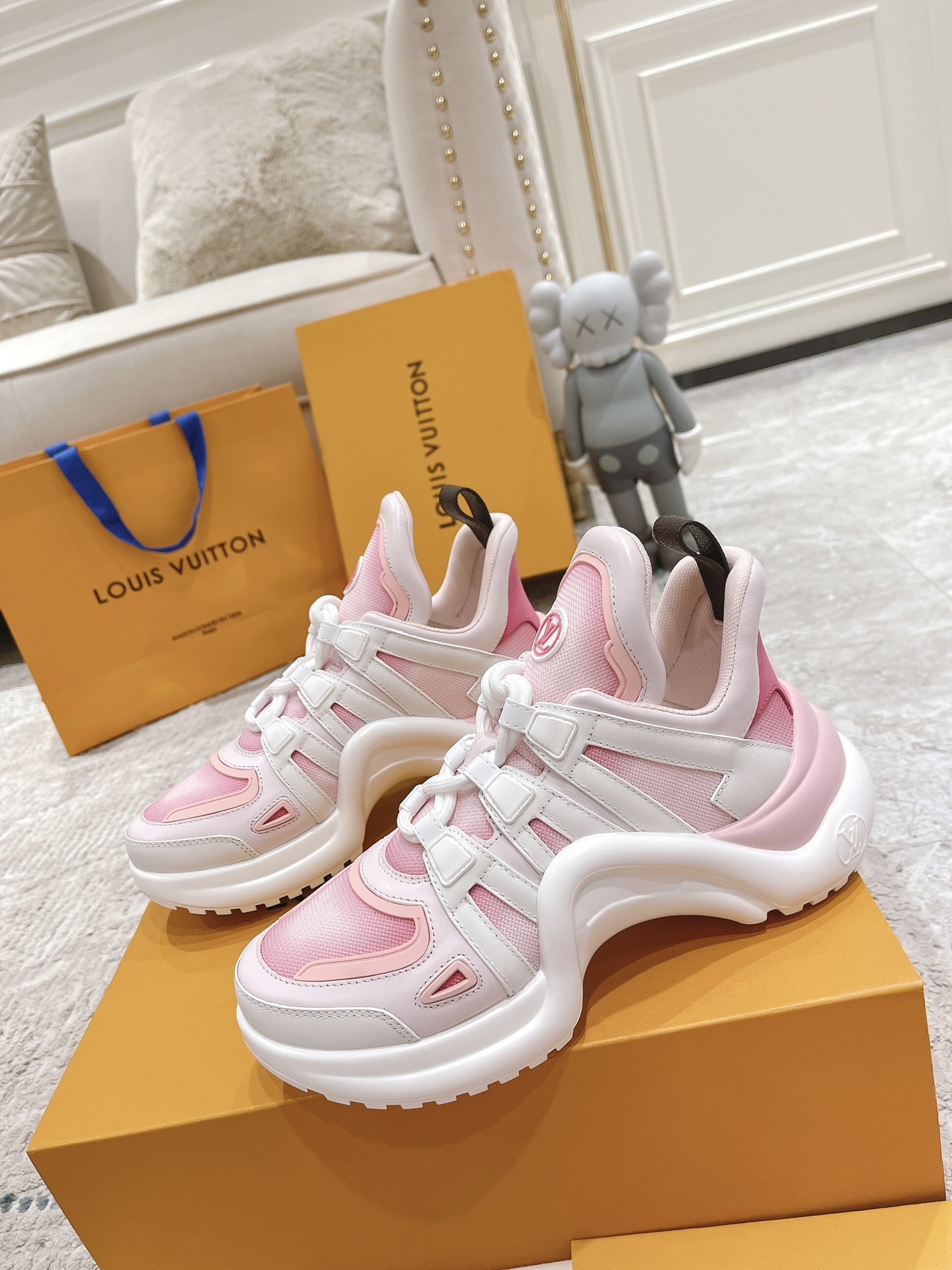 Louis Vuitton Archlight Donkey Brand Louis Vuitton Casual Sports Dad Shoes