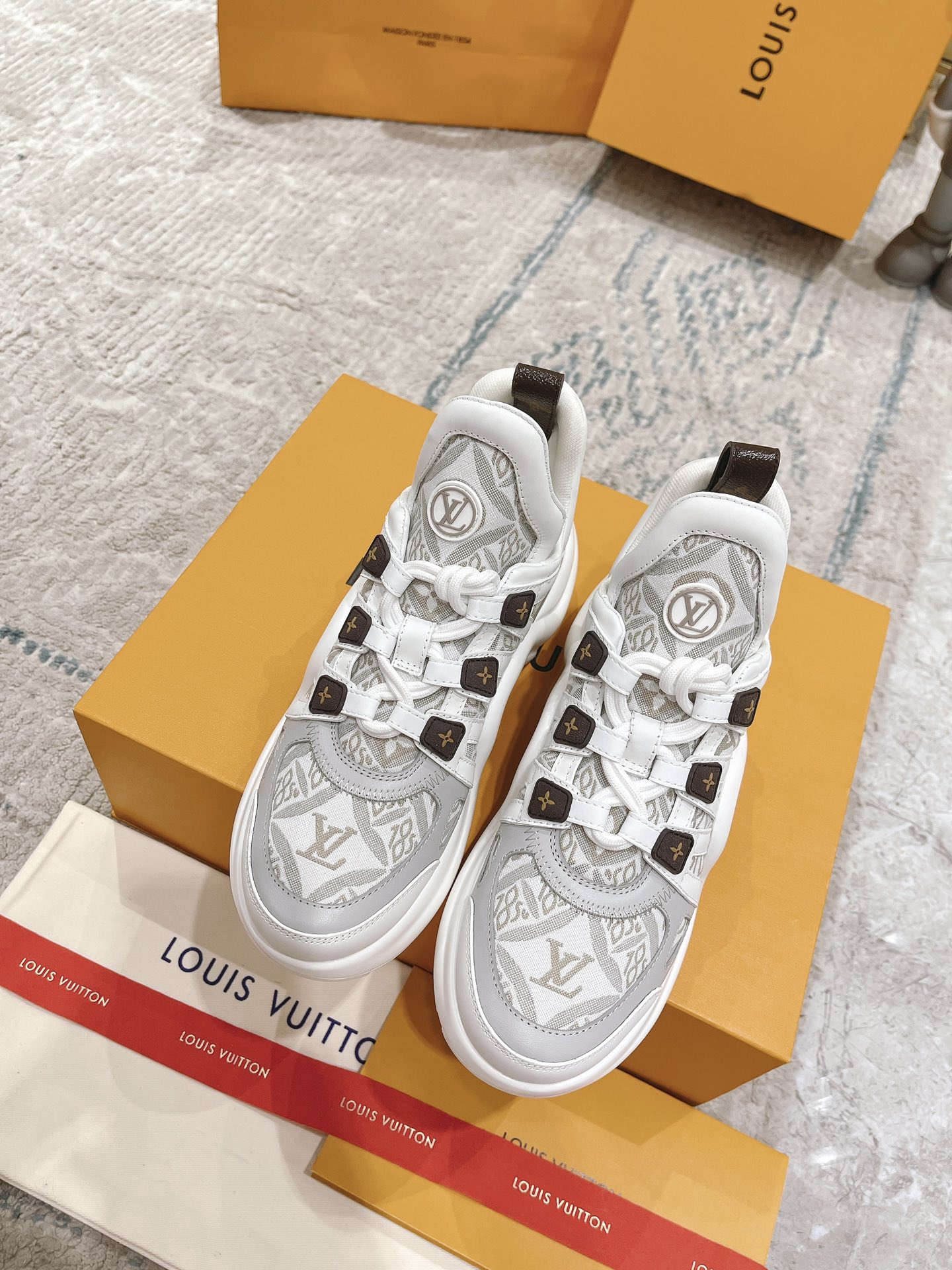 Louis Vuitton Archlight Donkey Brand Louis Vuitton Casual Sports Dad Shoes