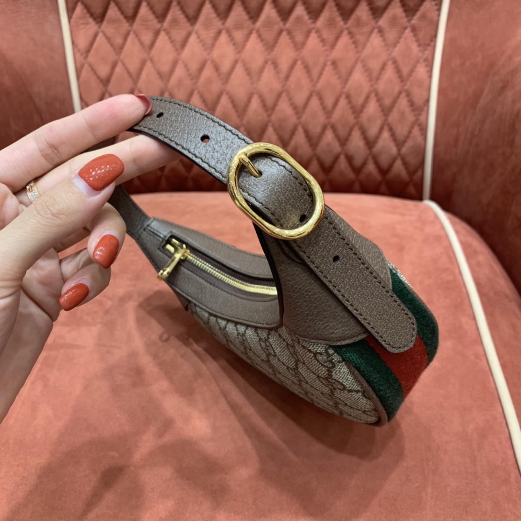 GUCCI 𝙊𝙥𝙝𝙞𝙙𝙞𝙖 crescent underarm bag #658551
