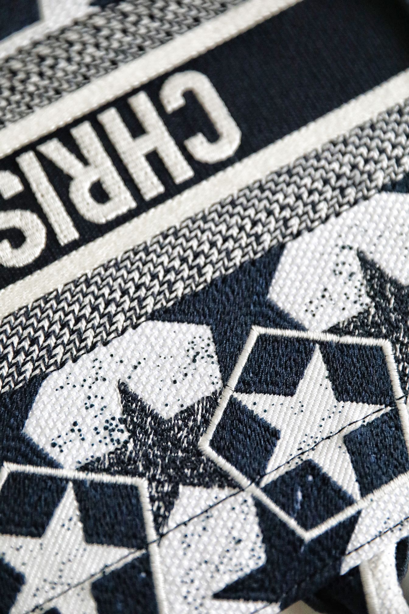 DIOR TOTE blue small five stars