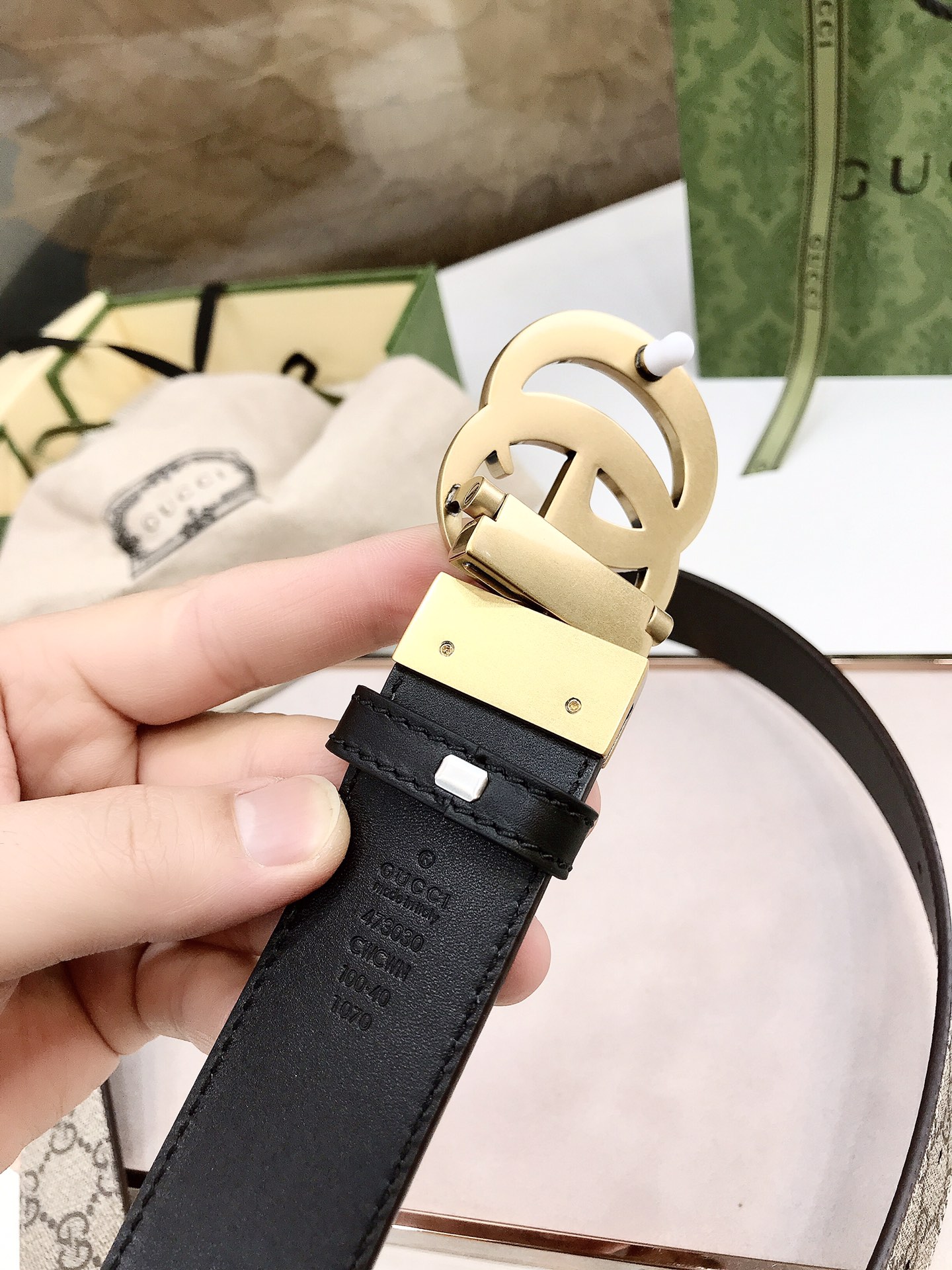 GUCCI Supreme canvas