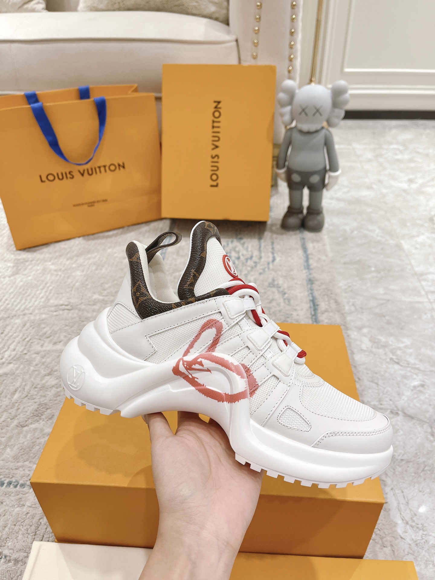 Louis Vuitton Archlight Donkey Brand Louis Vuitton Casual Sports Dad Shoes