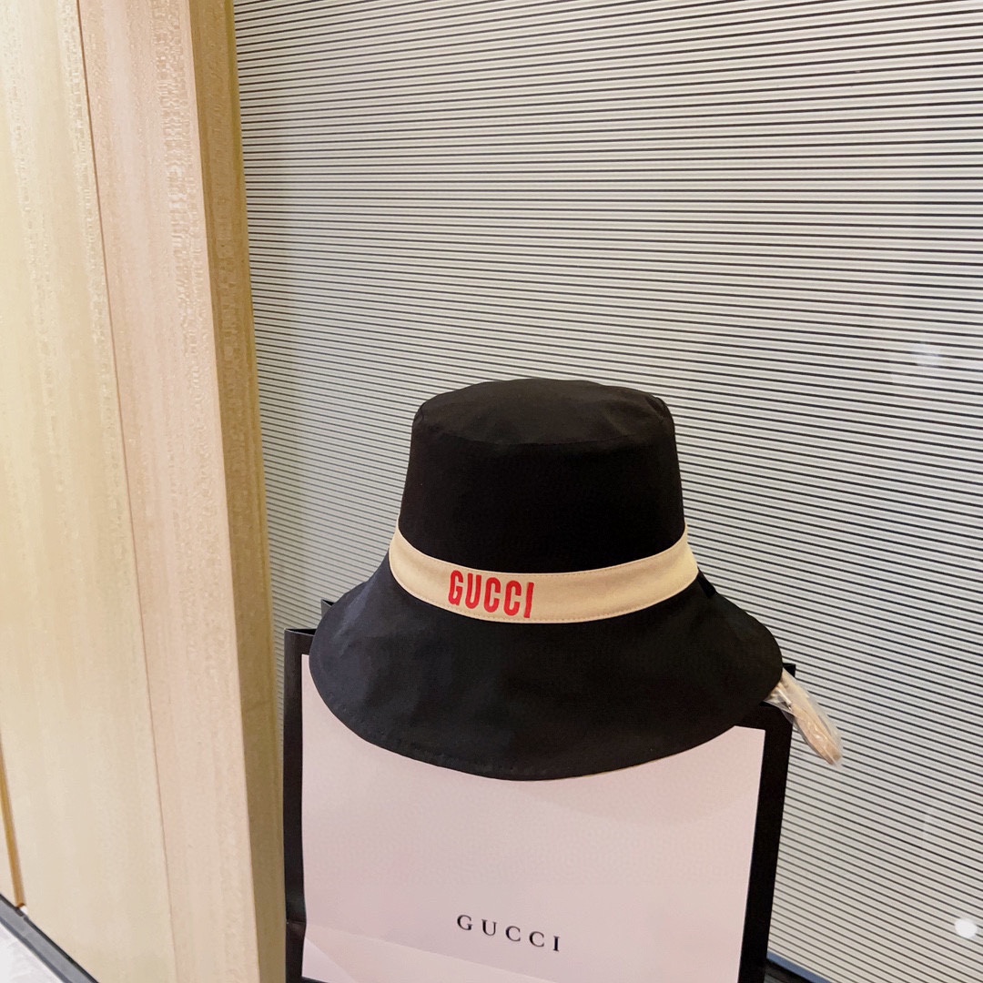 [Gucci Gucci] 2023 new deer double-sided fisherman hat