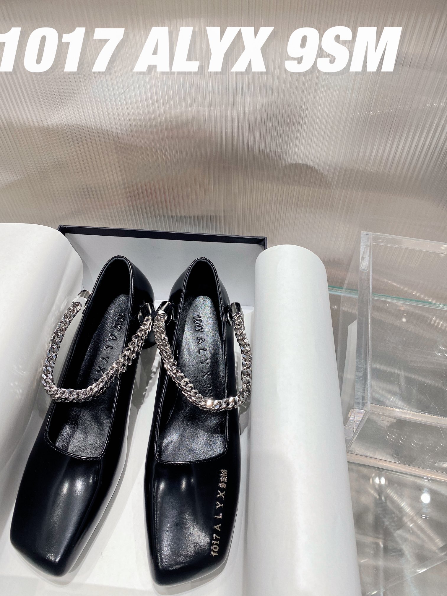 1017 ALYX 9SM chain high heels