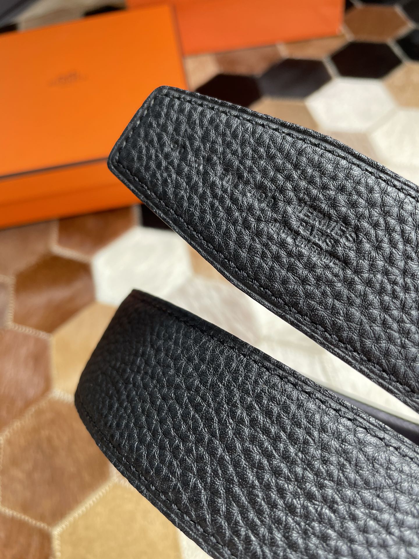 Hermes Men's Reversible Leather Belt