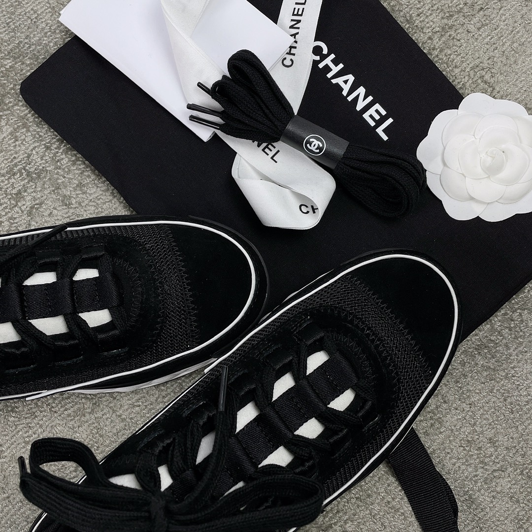 CHANEL sneakers classic small incense sneakers cowhide sheepskin leather genuine leather sole