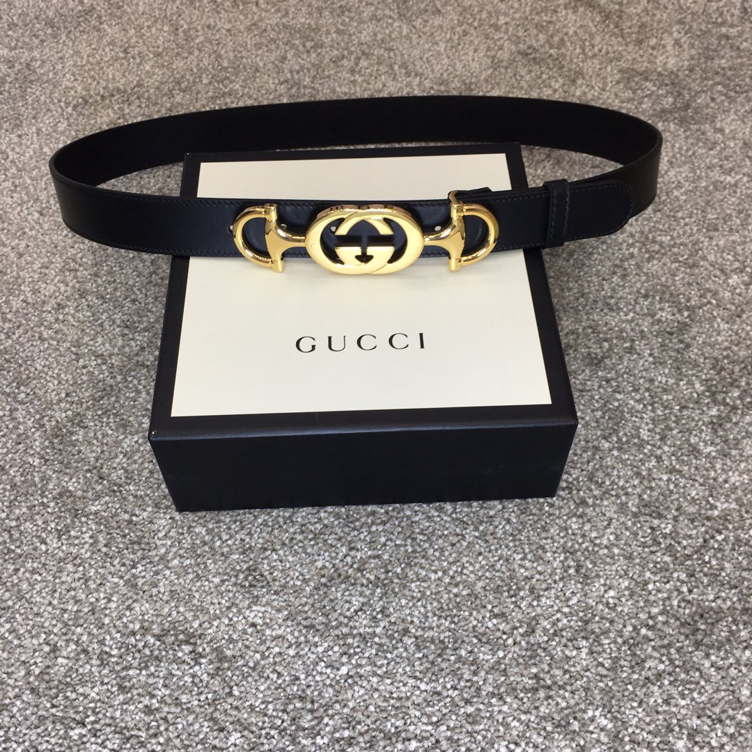 GUCCI imported calfskin with interlocking G horsebit