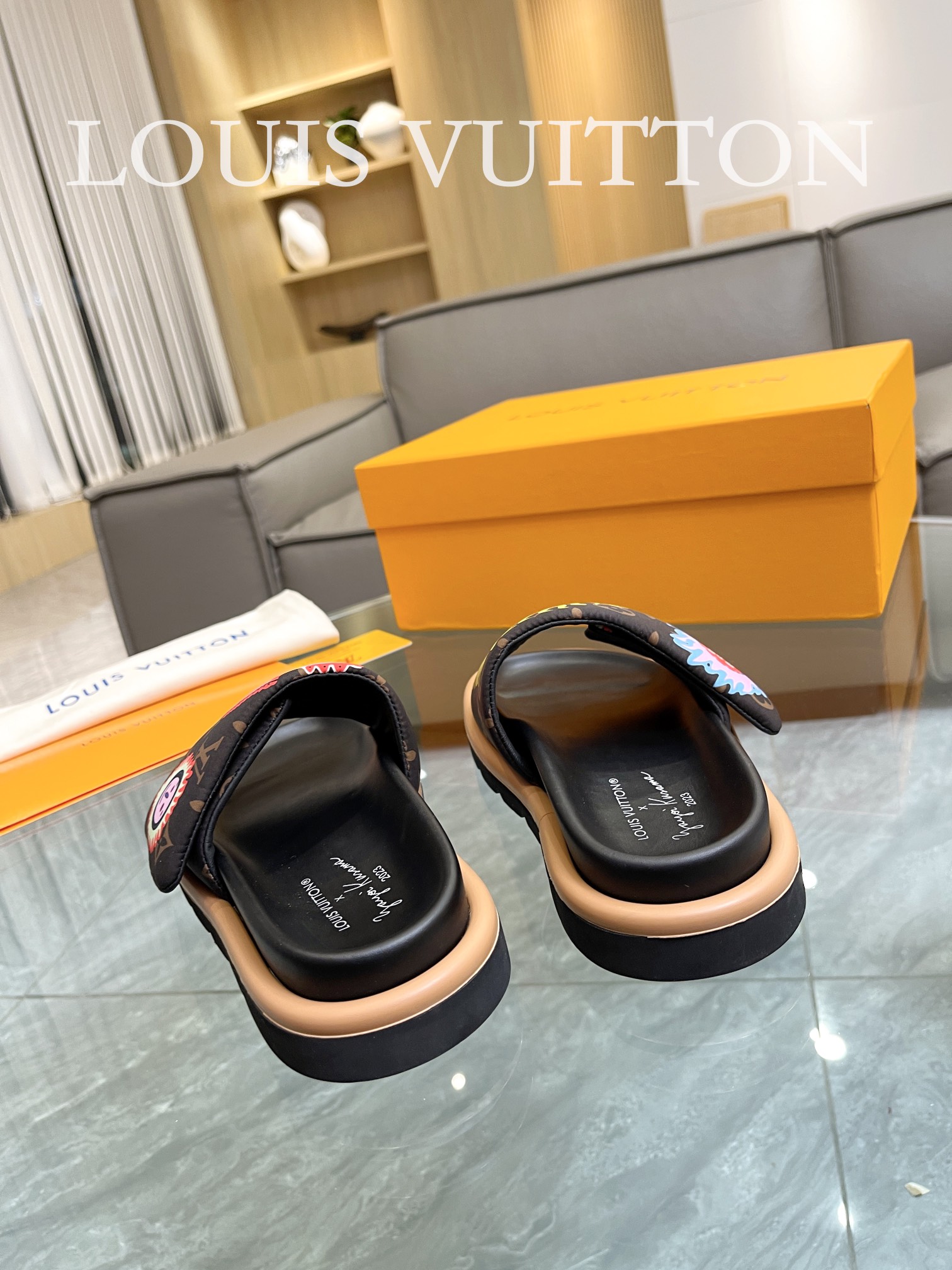 Louis Vuitton 2023 lovers mandarin duck shoes