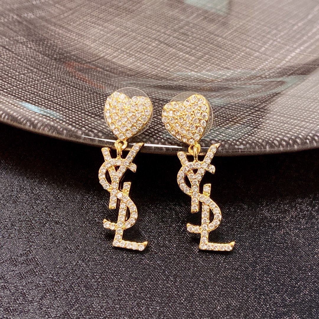 Saint Laurent YSL earrings studs