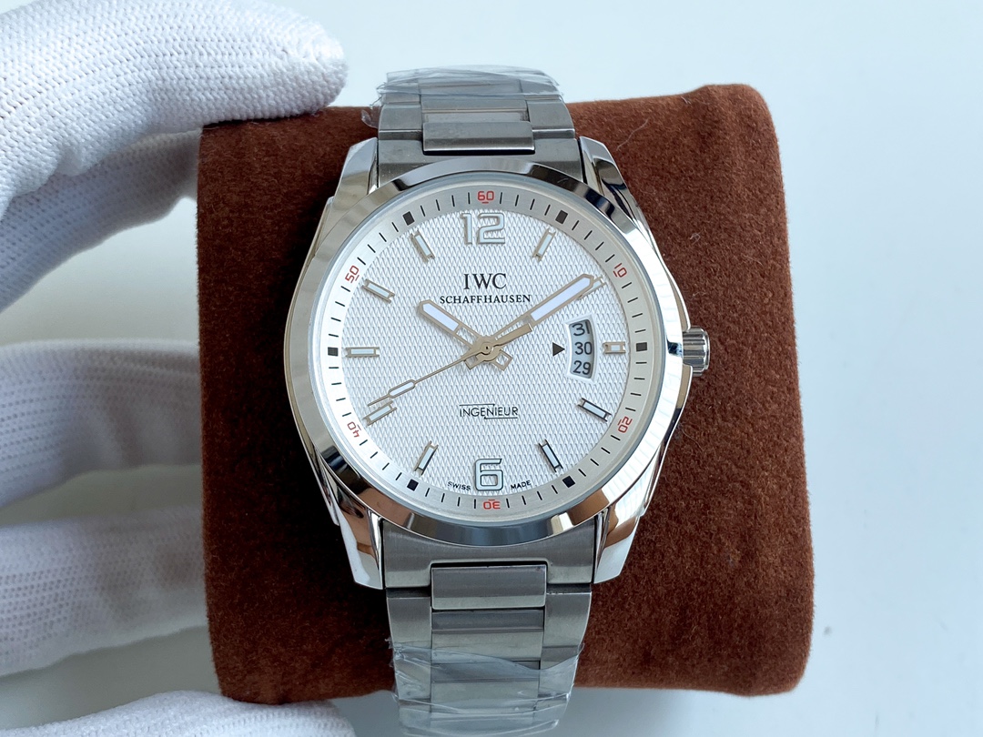 IWC- Fine men's watches Imported Citizen mechanical movement, top 316 stainless steel case and strap