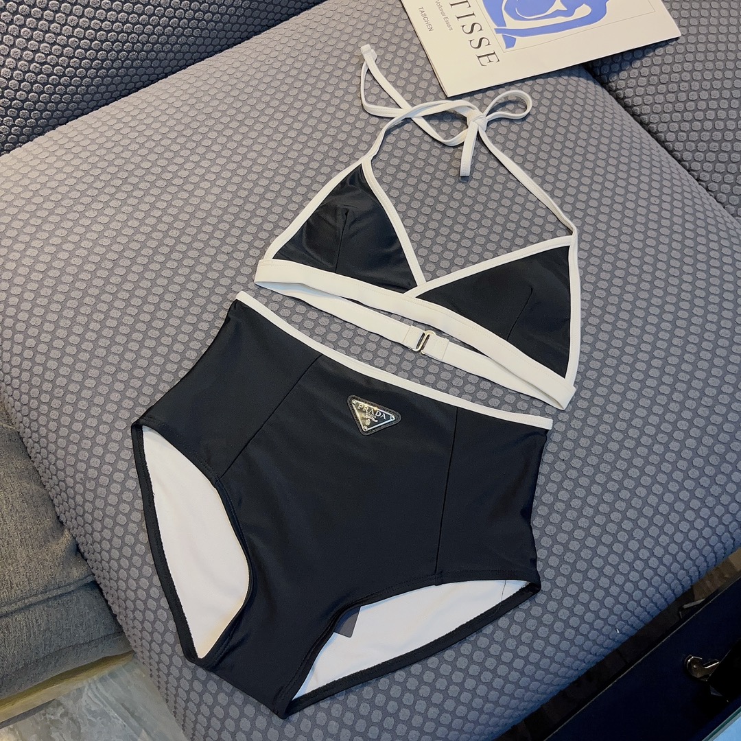 PRADA printed high elastic fitness yoga wear sports suit