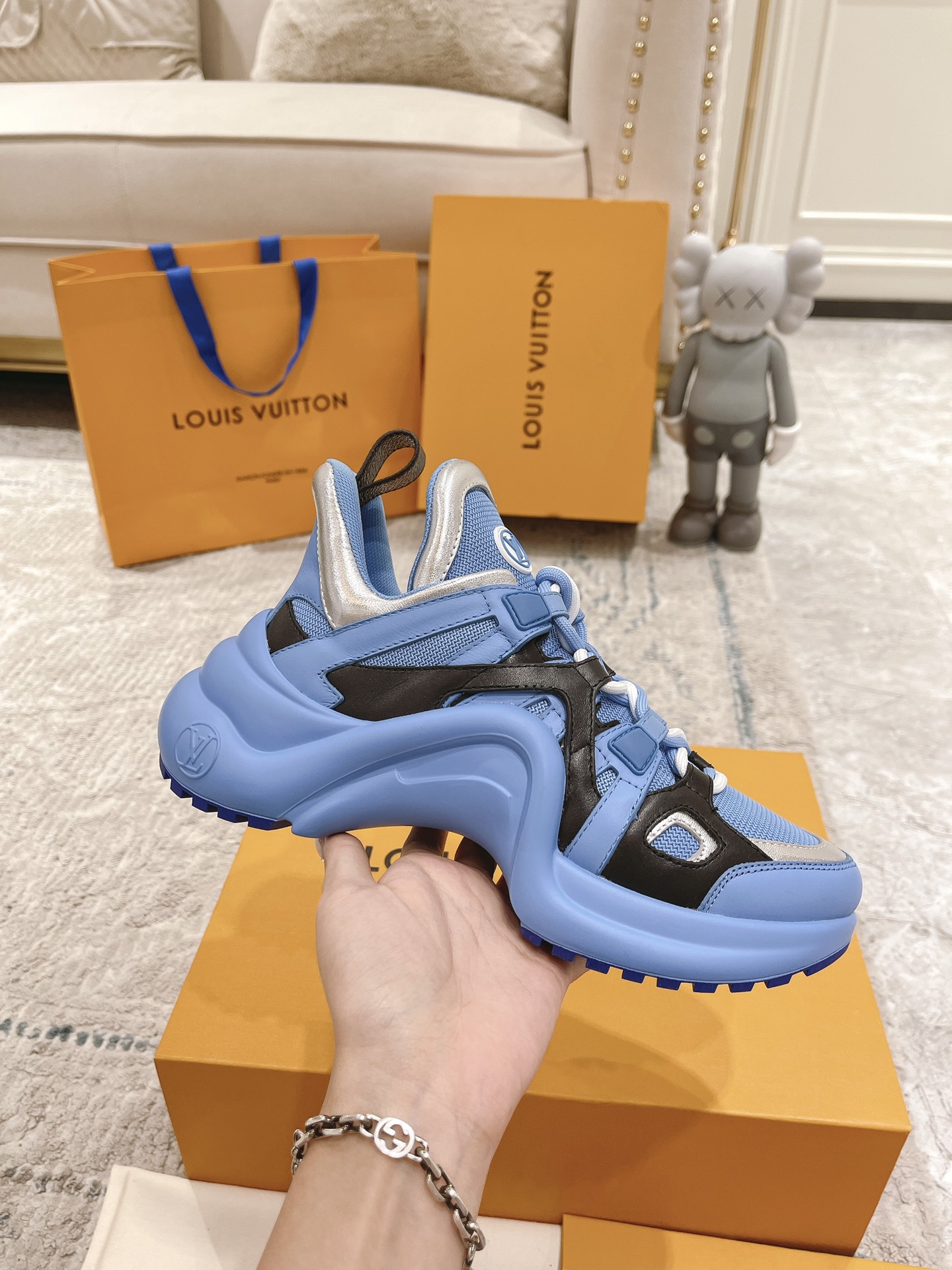 Louis Vuitton Archlight Donkey Brand Louis Vuitton Casual Sports Dad Shoes