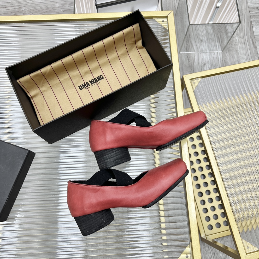 𝐔𝐌𝐀 𝐖𝐀𝐍𝐆｜𝟐𝟎𝟐𝟑/𝐒𝐒 𝐧𝐞𝐰  UMA WANG classic models retro do old ballet shoes