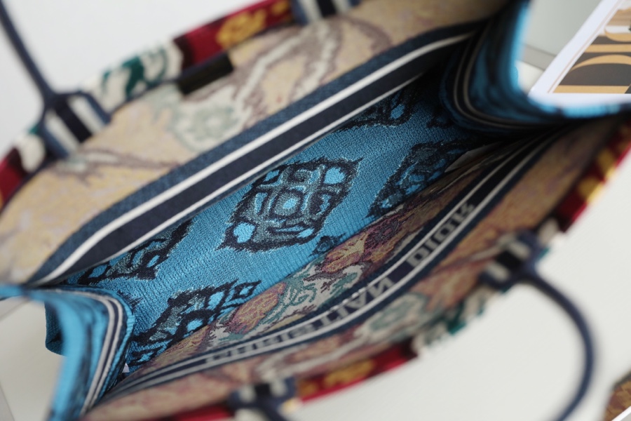 DIOR TOTE Paisley Blue