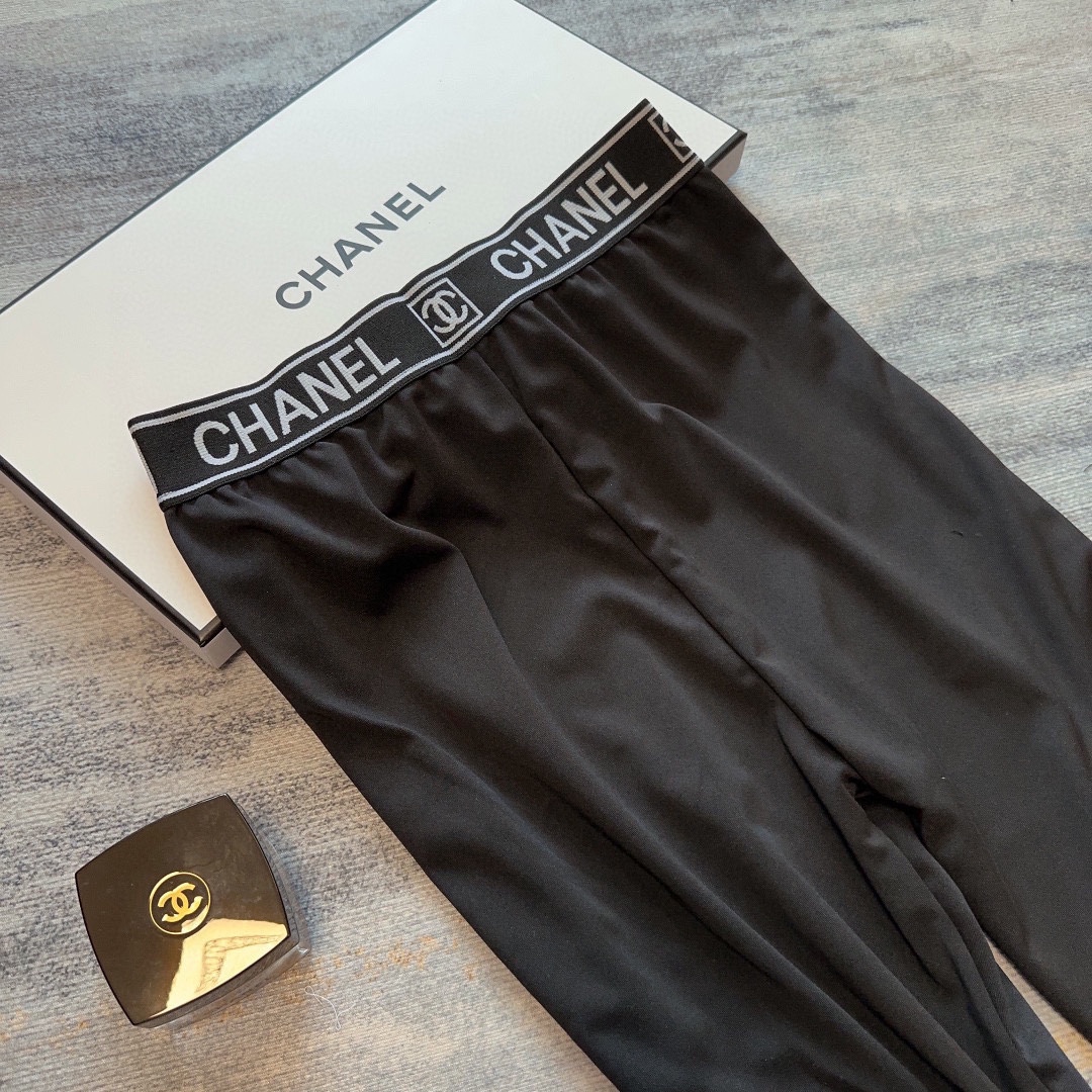 Chanel New High Stretch Fitness Yoga Wear Sports Suit