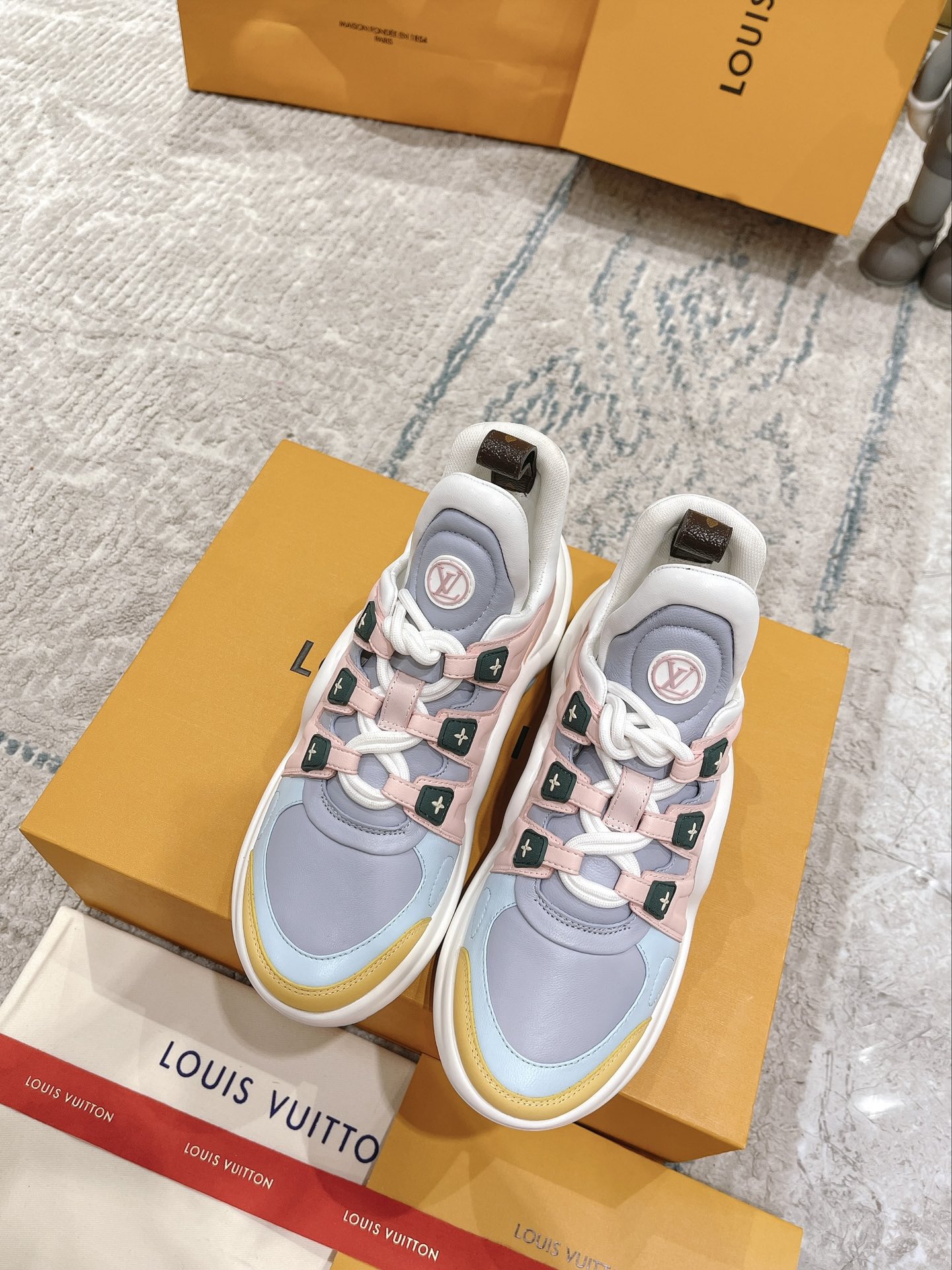 Louis Vuitton Archlight Donkey Brand Louis Vuitton Casual Sports Dad Shoes