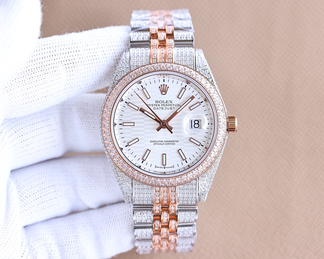 Rolex full diamond model