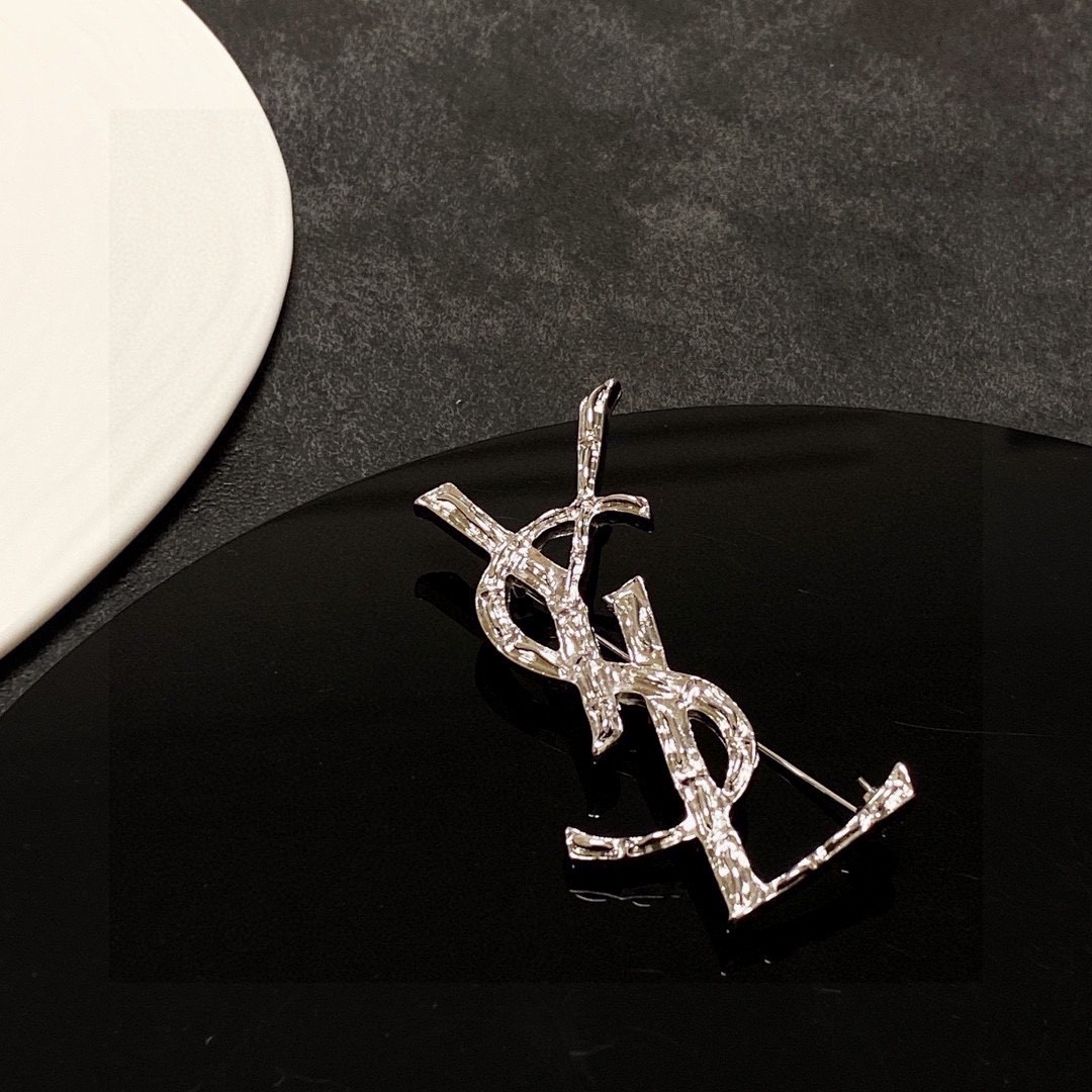 Saint Laurent YSL brooch