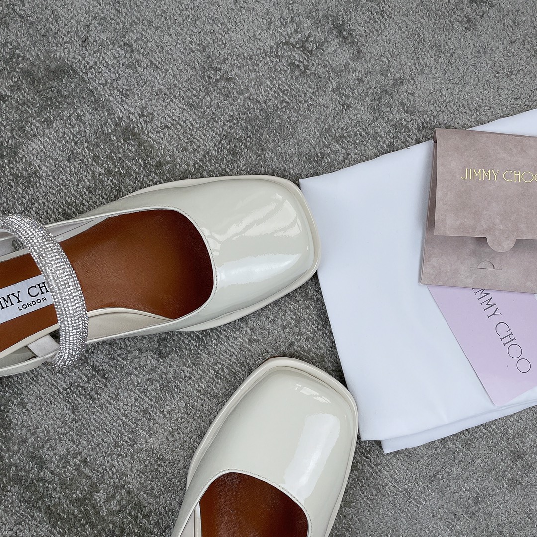 Jimmy Cho*o Chunky Heel Mary Jane