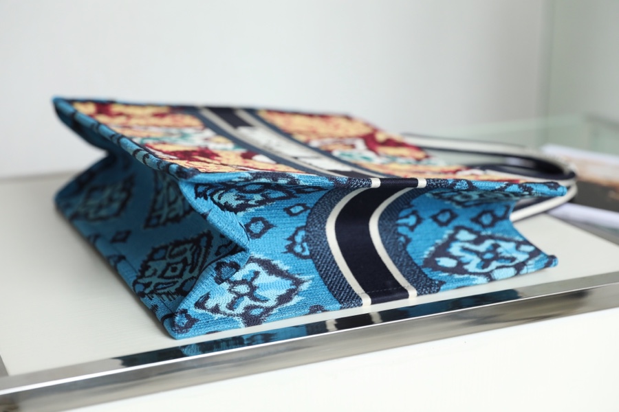 DIOR TOTE Paisley Blue